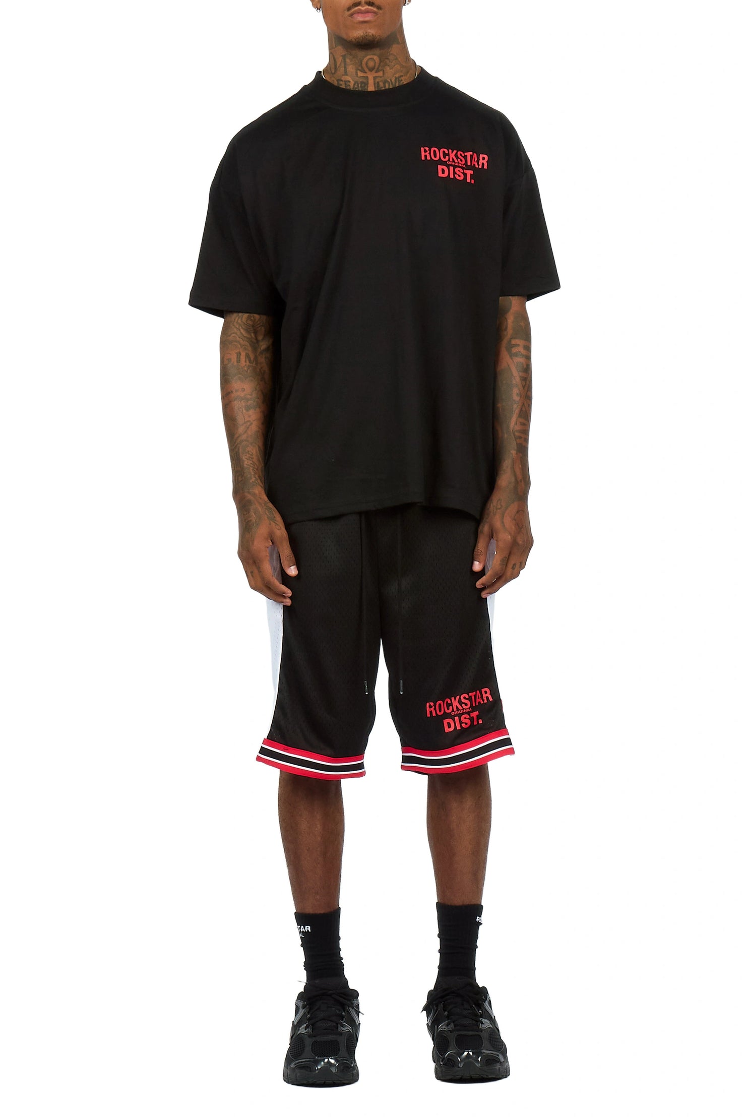 Suzano Black/Black T-Shirt/Short Set