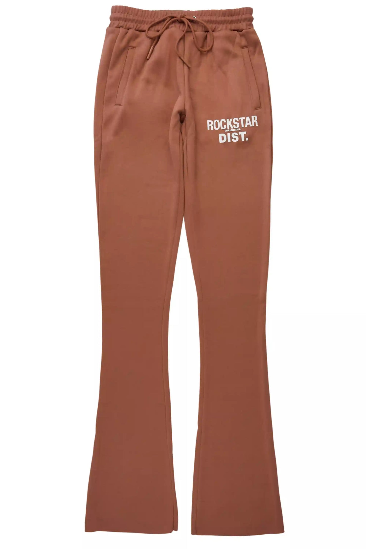 Juliana Mocha Super Stacked Track Pant