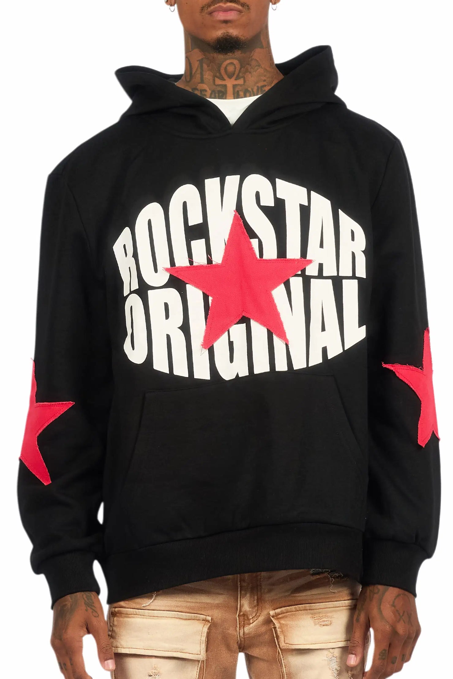 States 2.0 Black Graphic Hoodie