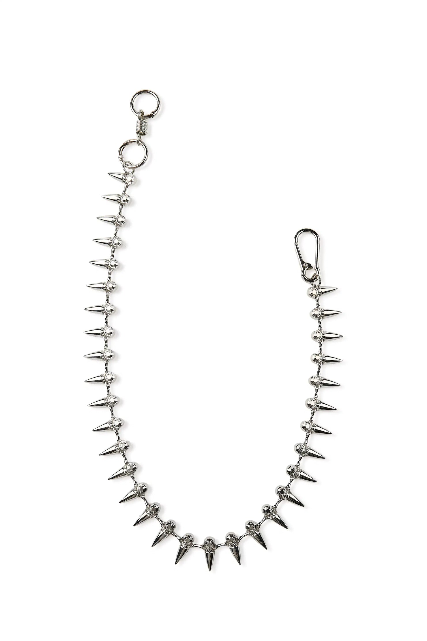 Bullet Silver Wallet Chain