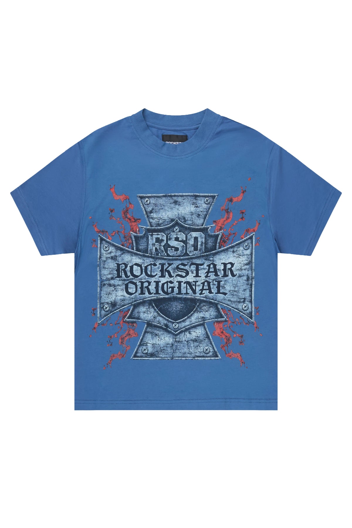 Boys Axton Navy Graphic T-Shirt