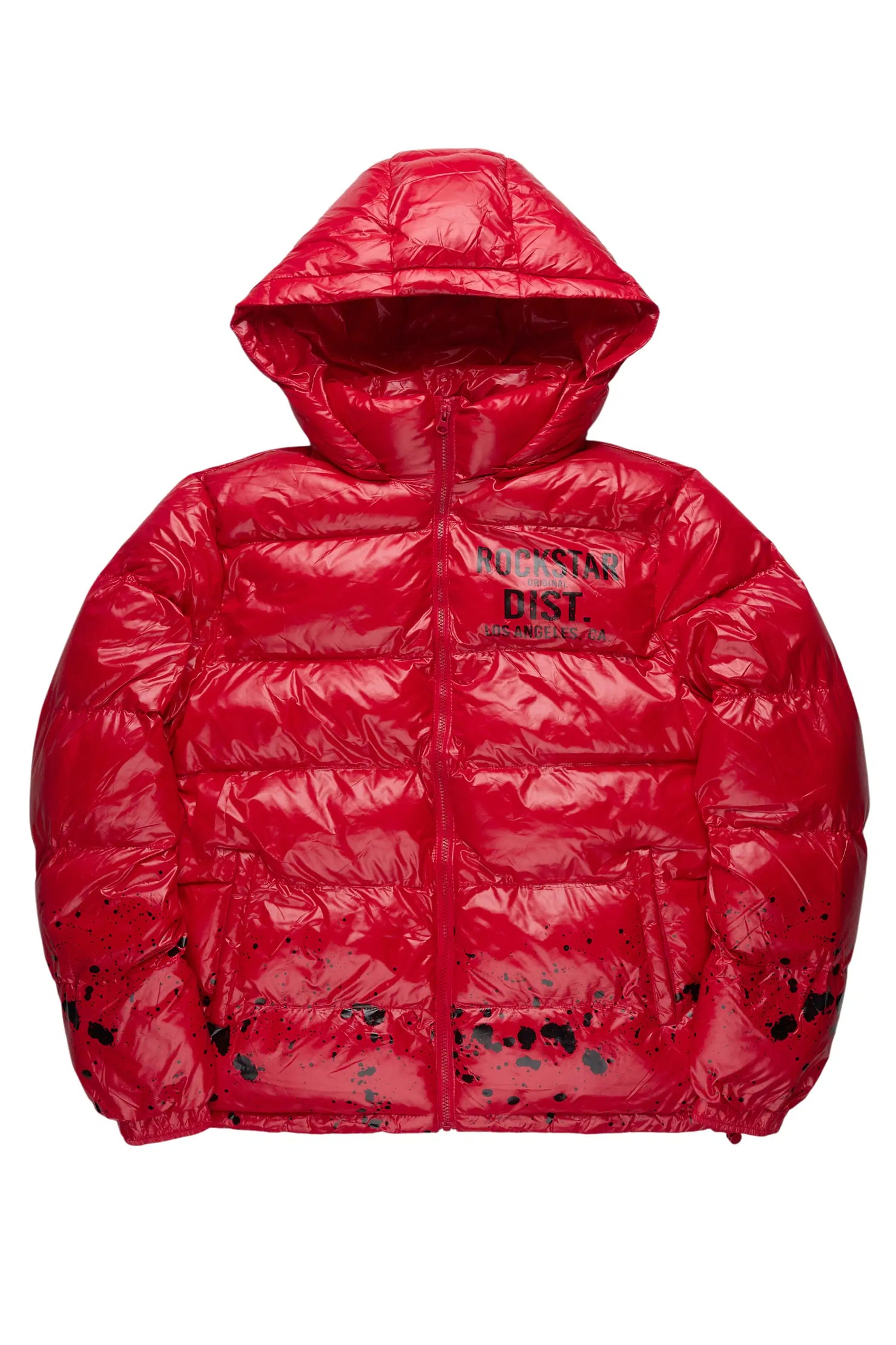 Raffer Red Heavy Puffer Jacket