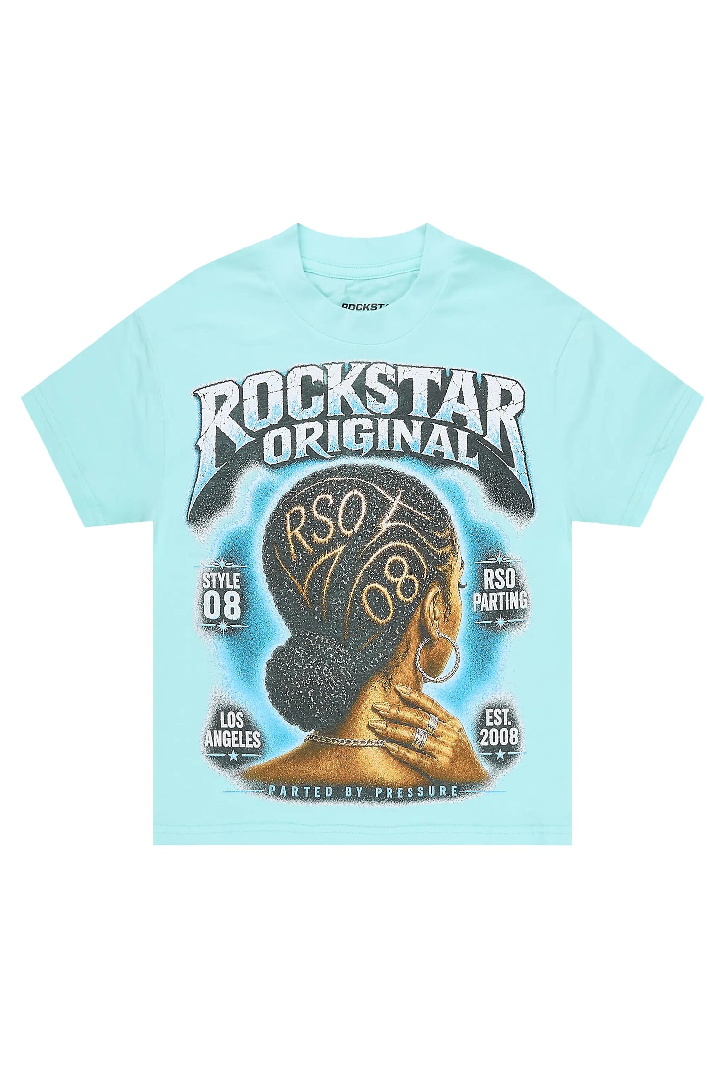 Girls Arkel Light Blue Graphic T-Shirt