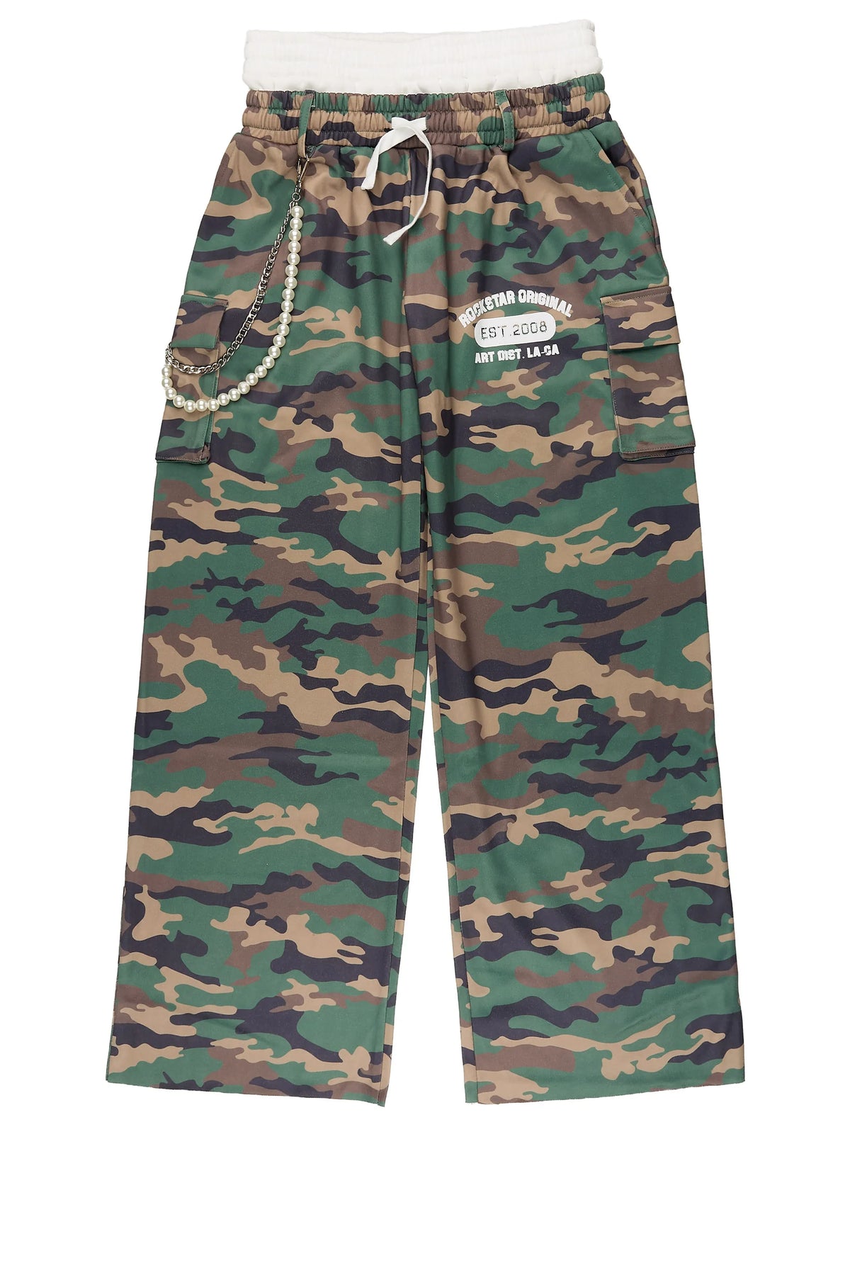 Boys Alexander Camo Double Waisted Super Baggy Track Pant