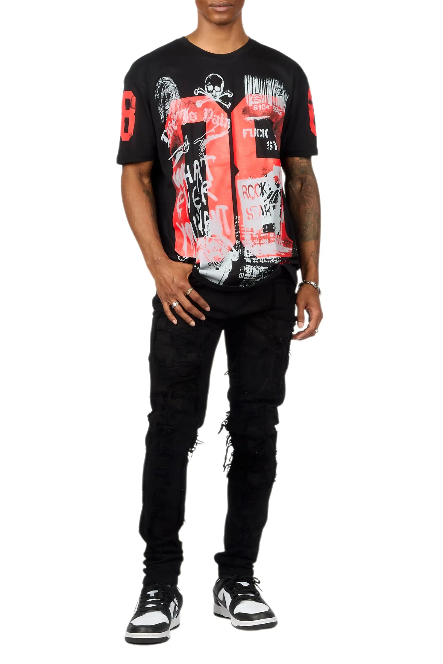 Eryl Black Slim Fit Jean