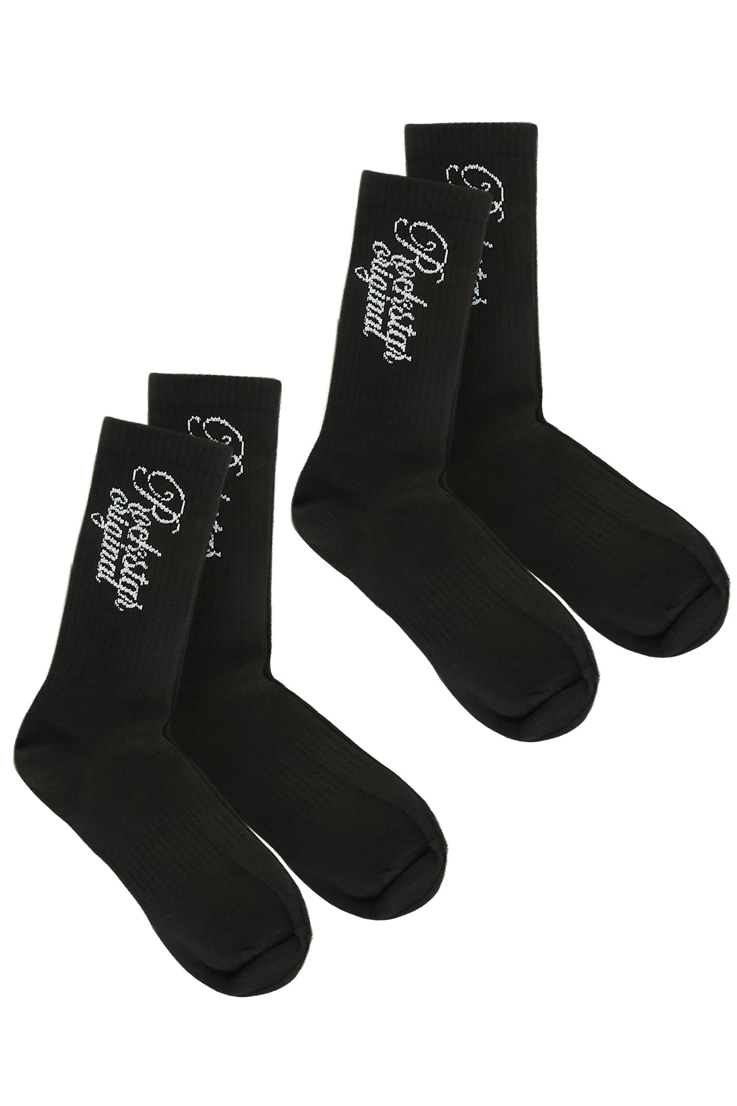 Threnody Black/Black Basic Socks 2 Pack