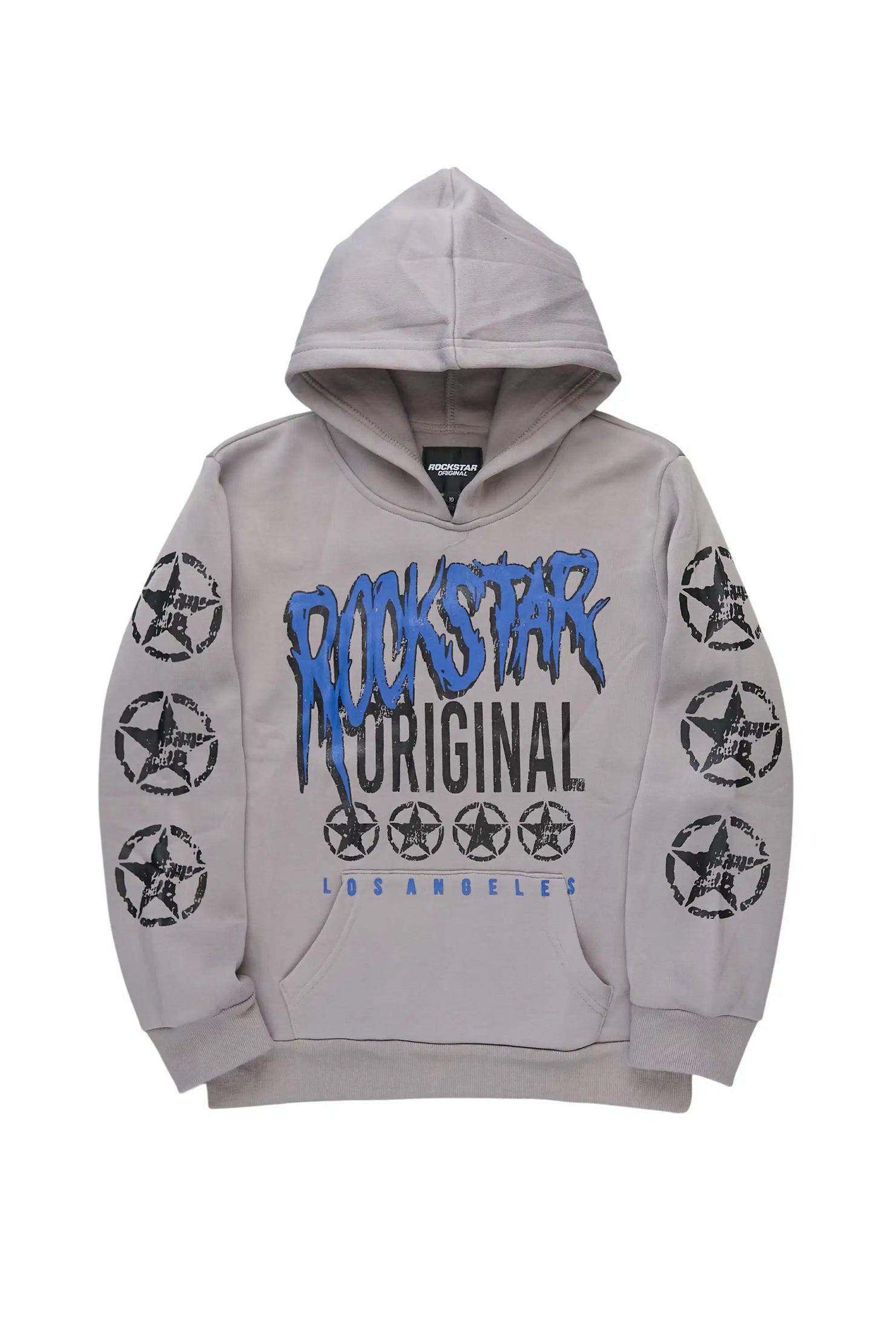 Boys Wizzurd Heather Grey Graphic Hoodie