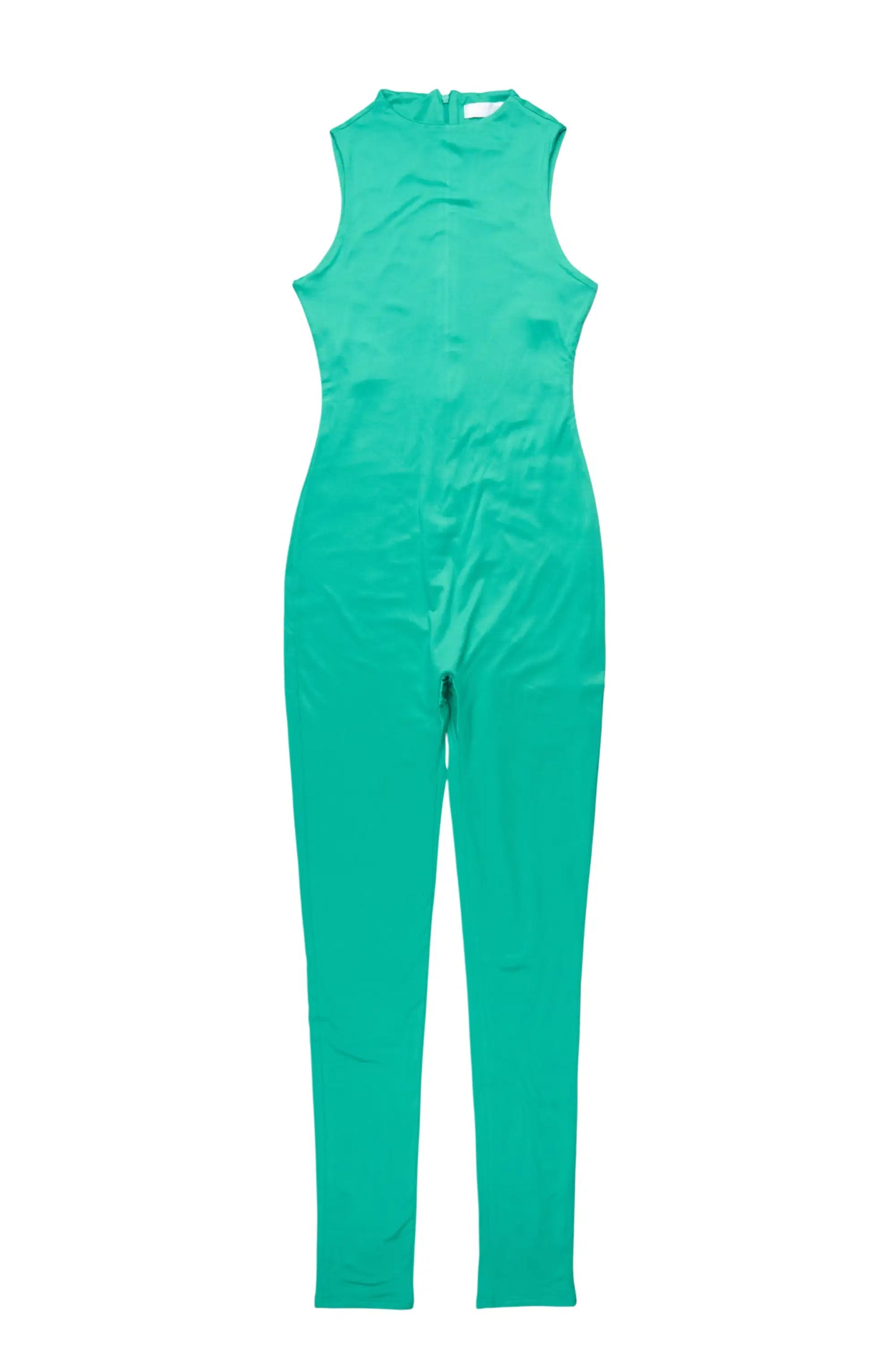 Zaryah Green Tank Jumpsuit