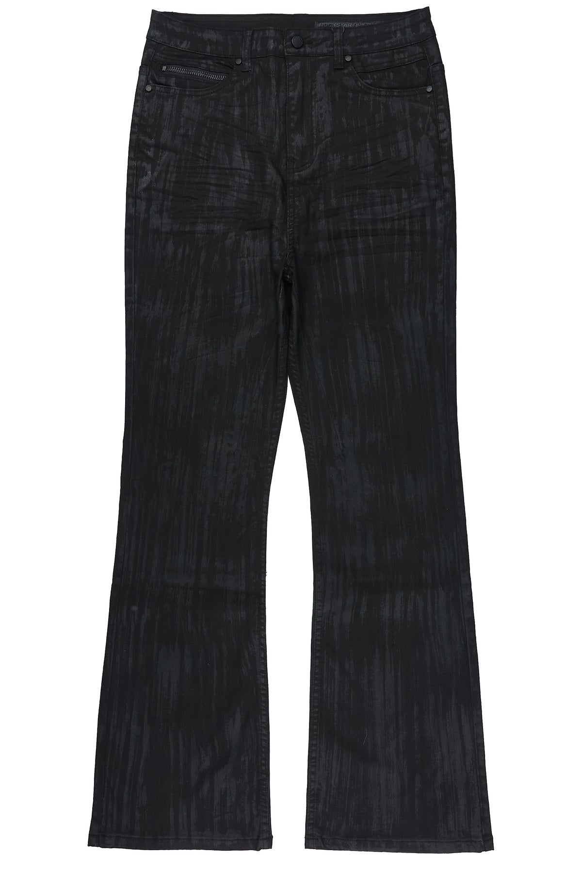 Atreus Black Drop Crotch Flare Jean