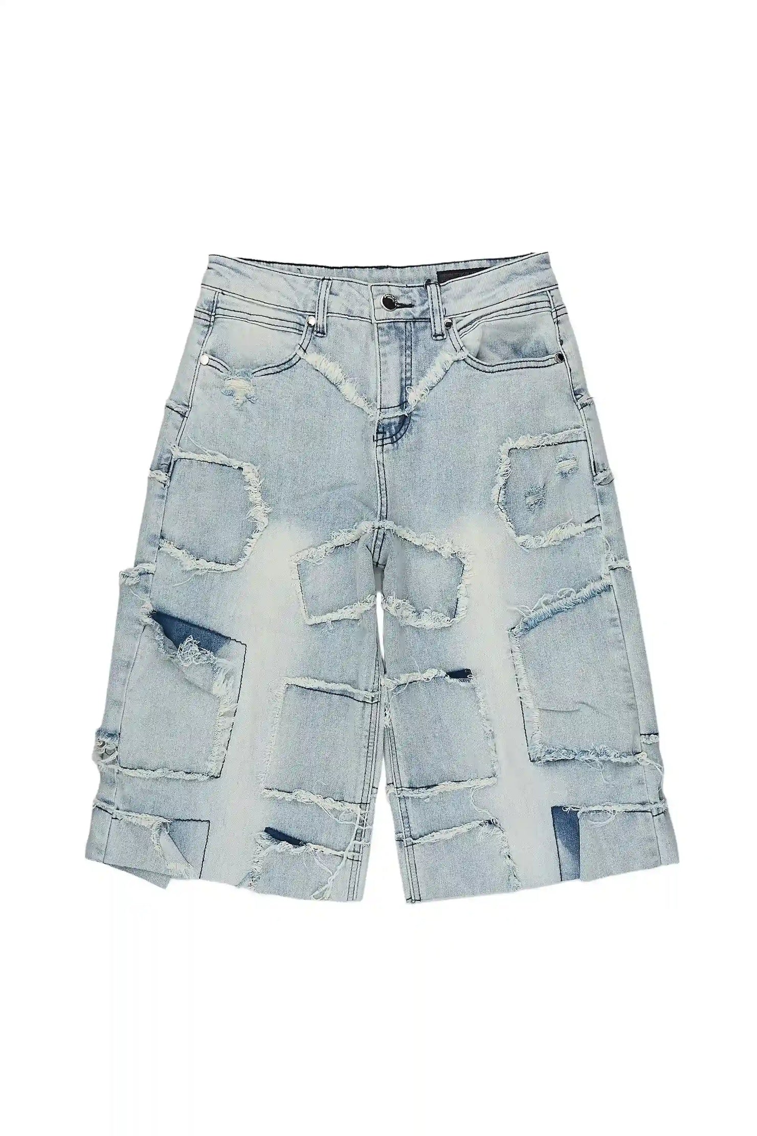 Boys Jacomus Blue Denim Jort