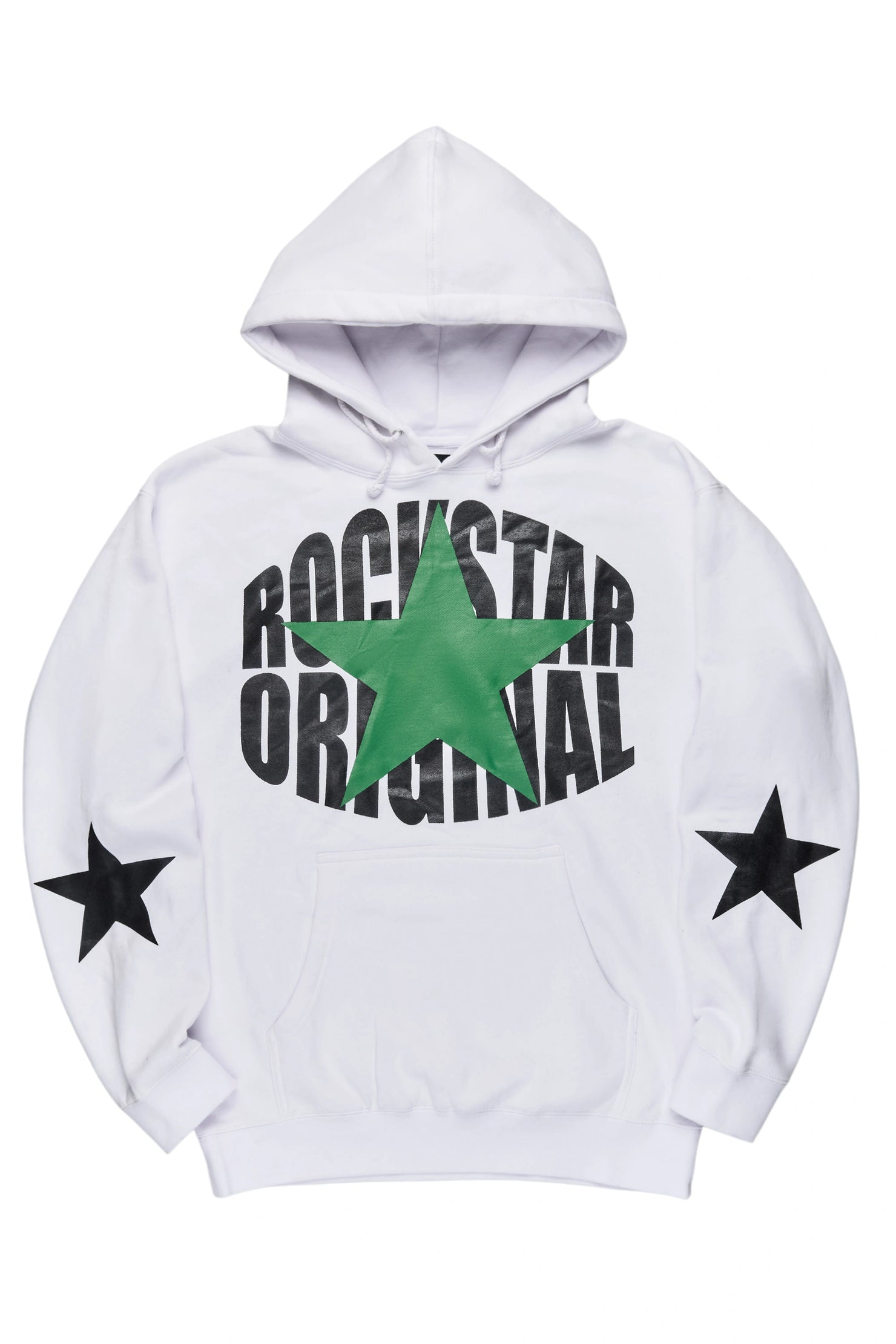 Sarge White/Green Graphic Hoodie