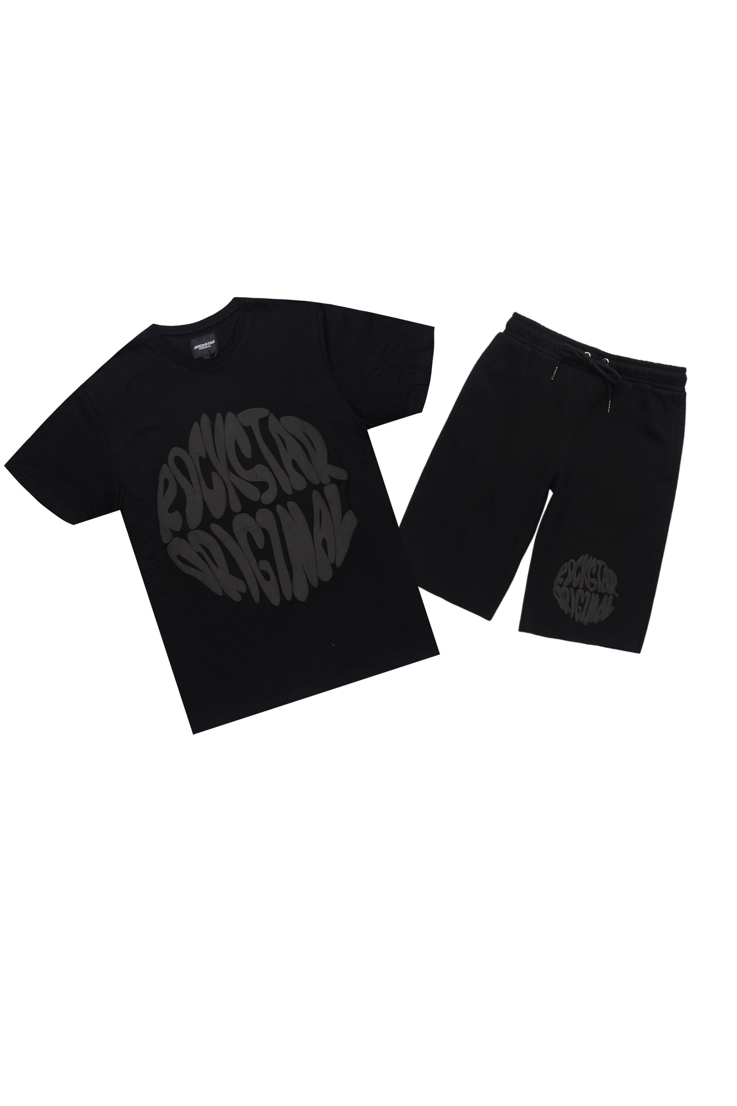 Thierry Black/Black T-Shirt/Short Set