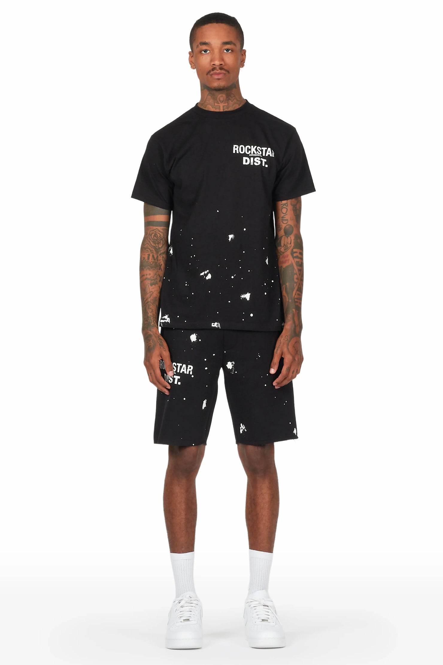 Jaco Black T-Shirt Short Set