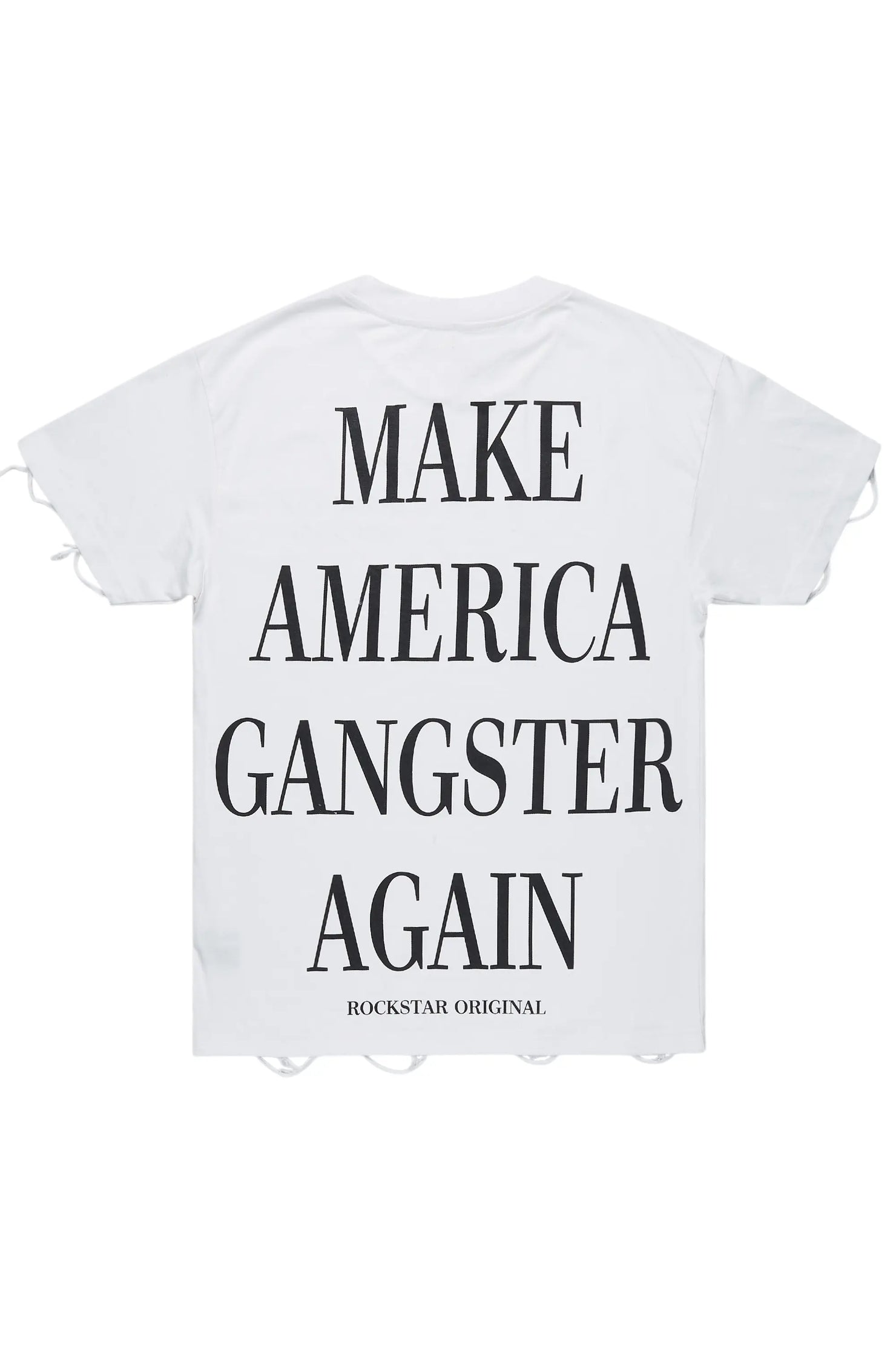 Drako White Oversized Graphic T-Shirt