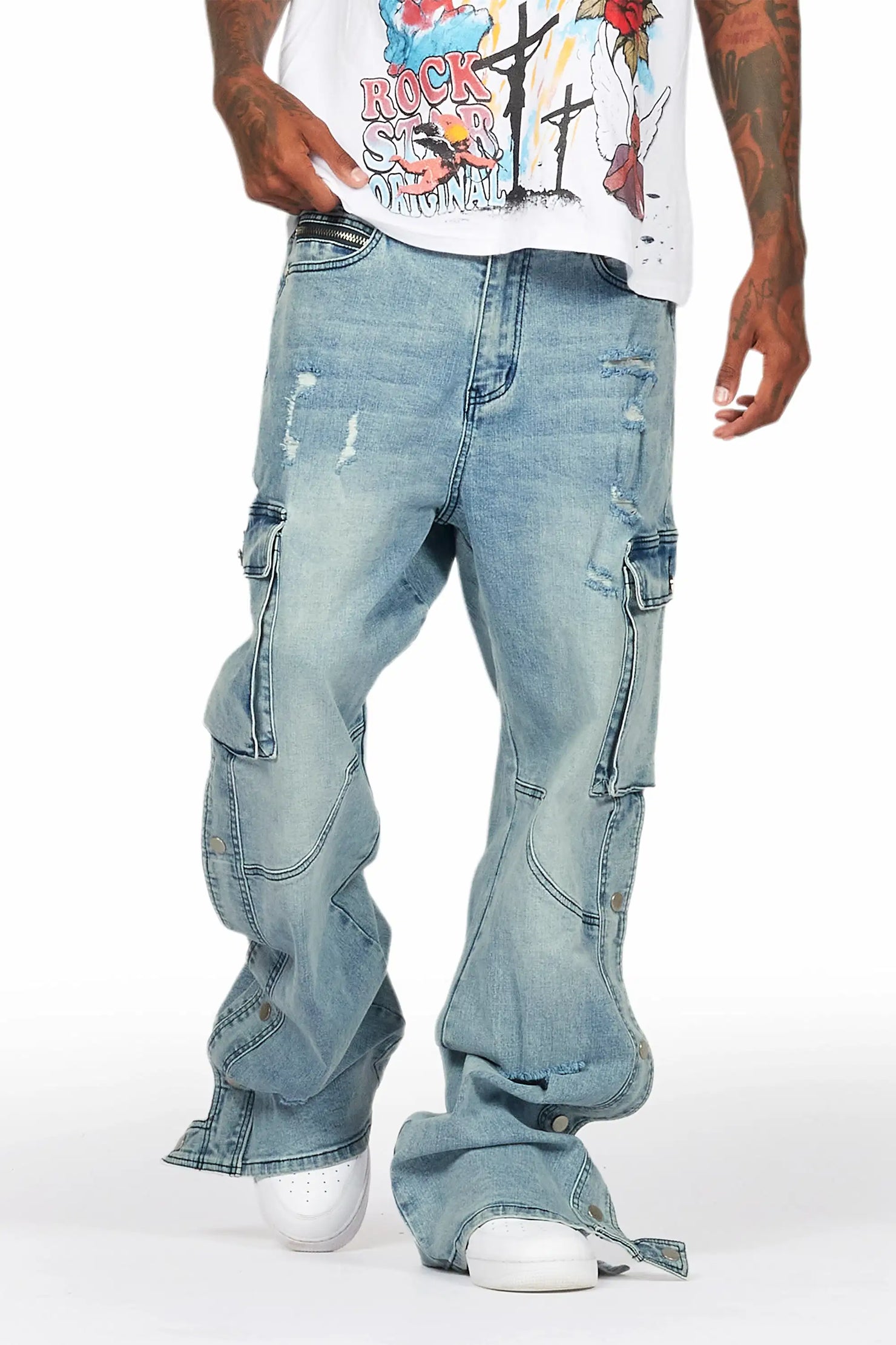 Kuiper Blue Baggy Fit Jean