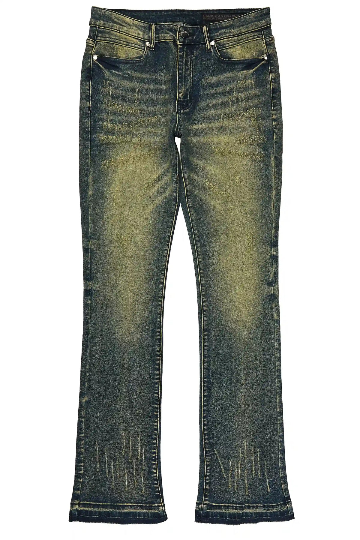Nunoz Dark Blue Stacked Jean