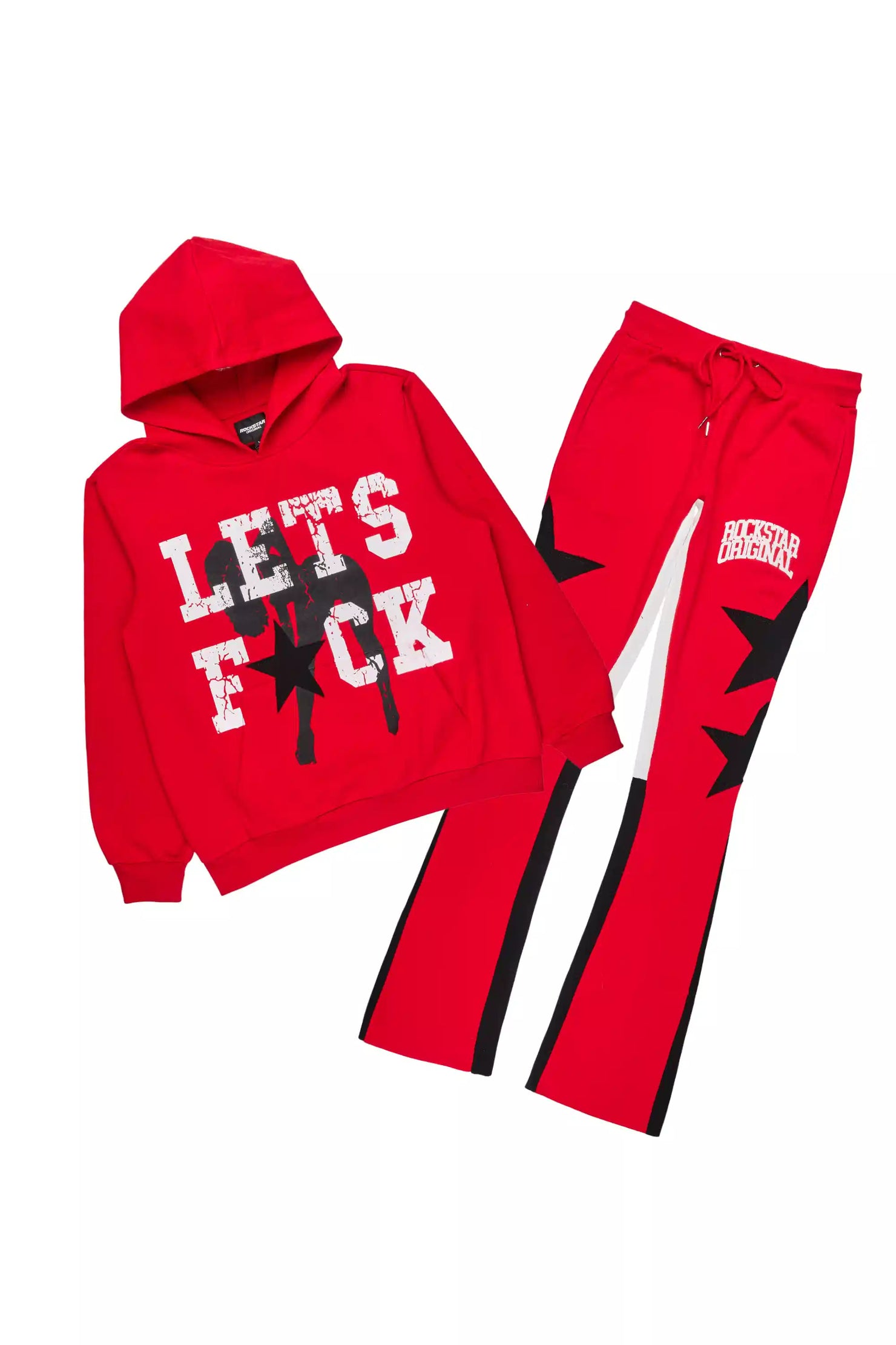 Pacino Red Stacked Track Set