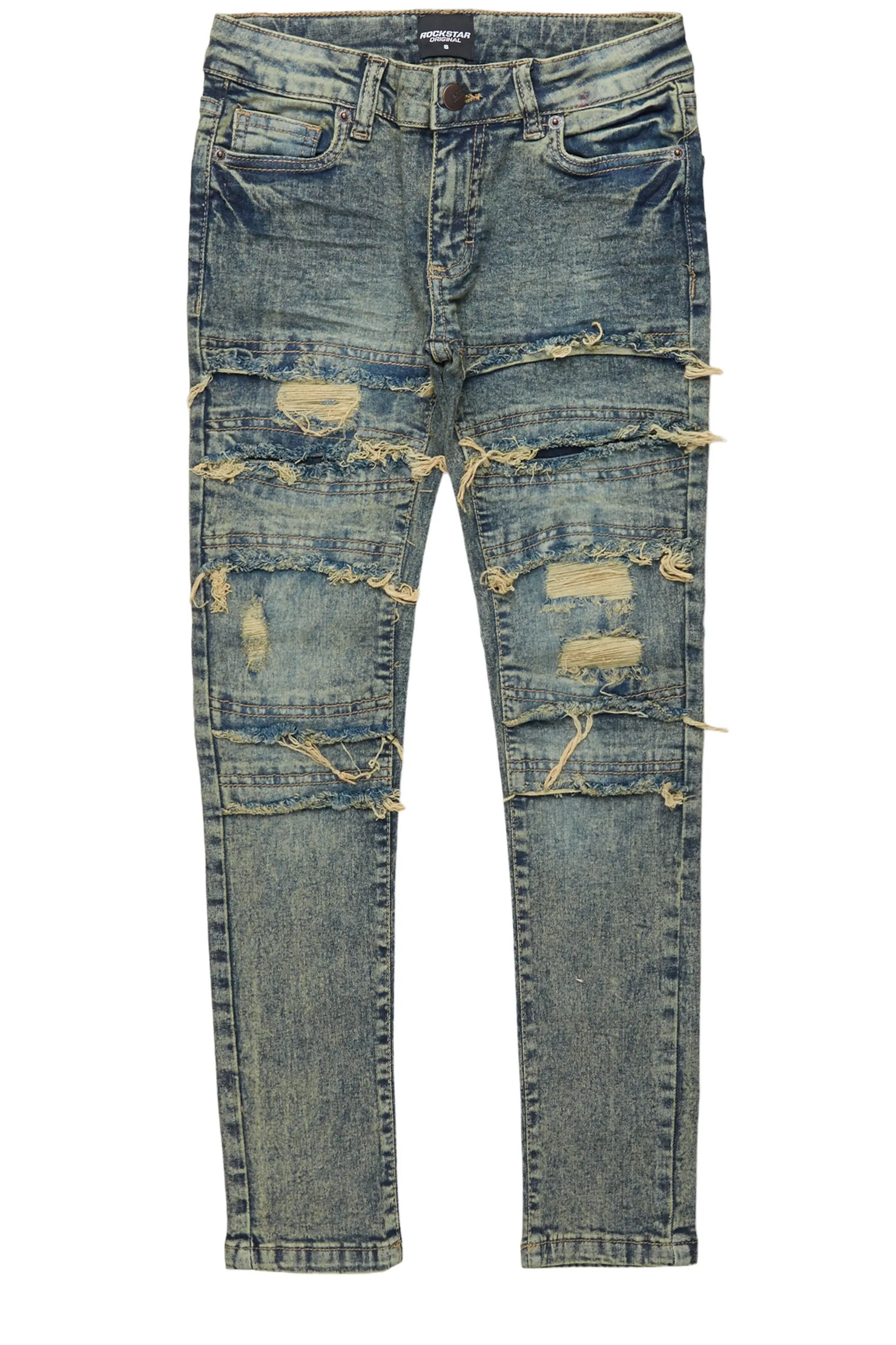 Boys Bolko Vintage Frayed Slim Fit Jean