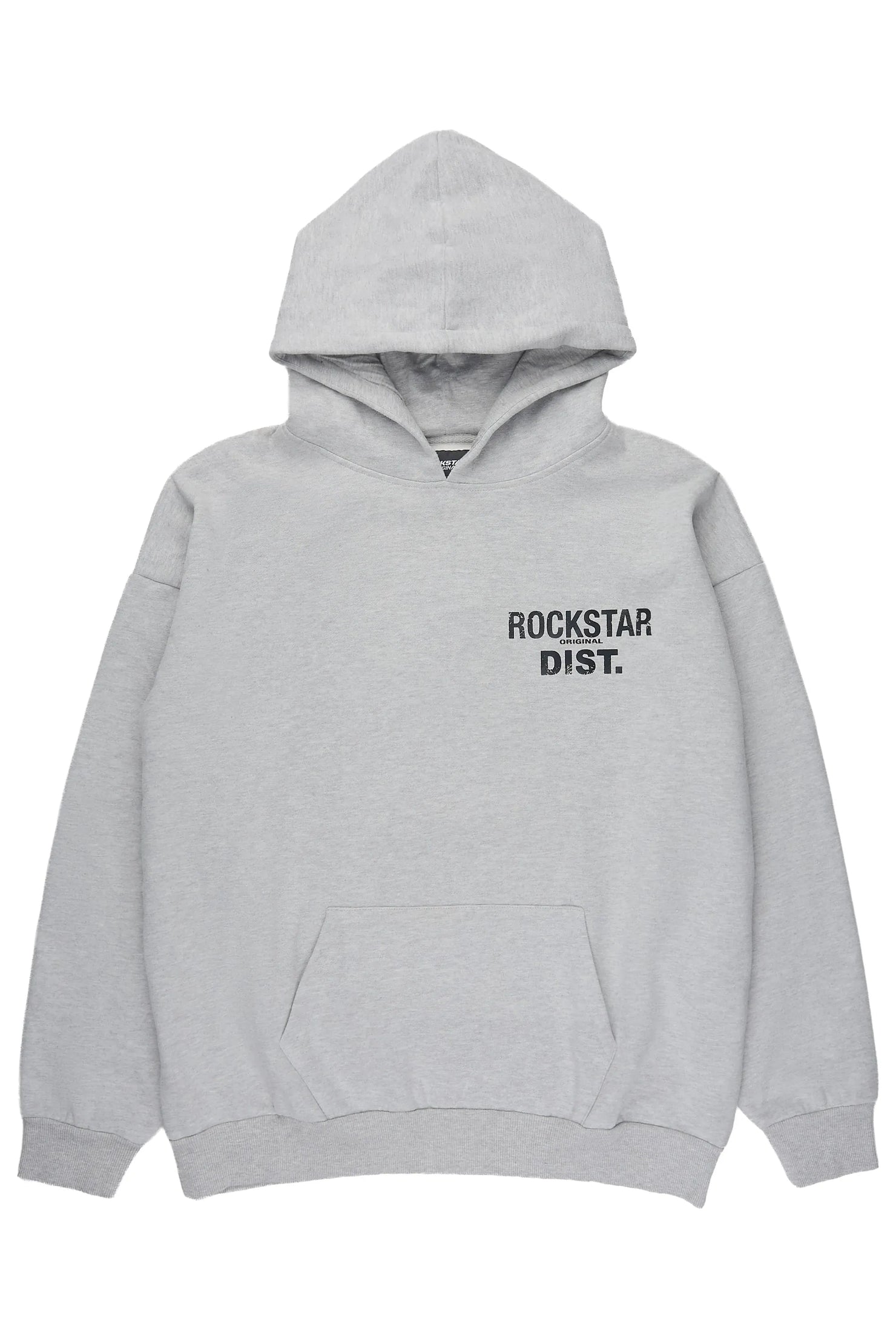 Jaffet Grey Graphic Hoodie