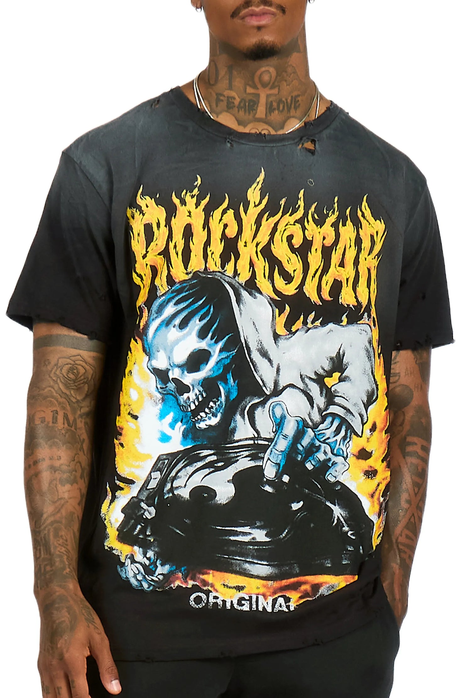 Dice Black Oversized Graphic T-Shirt