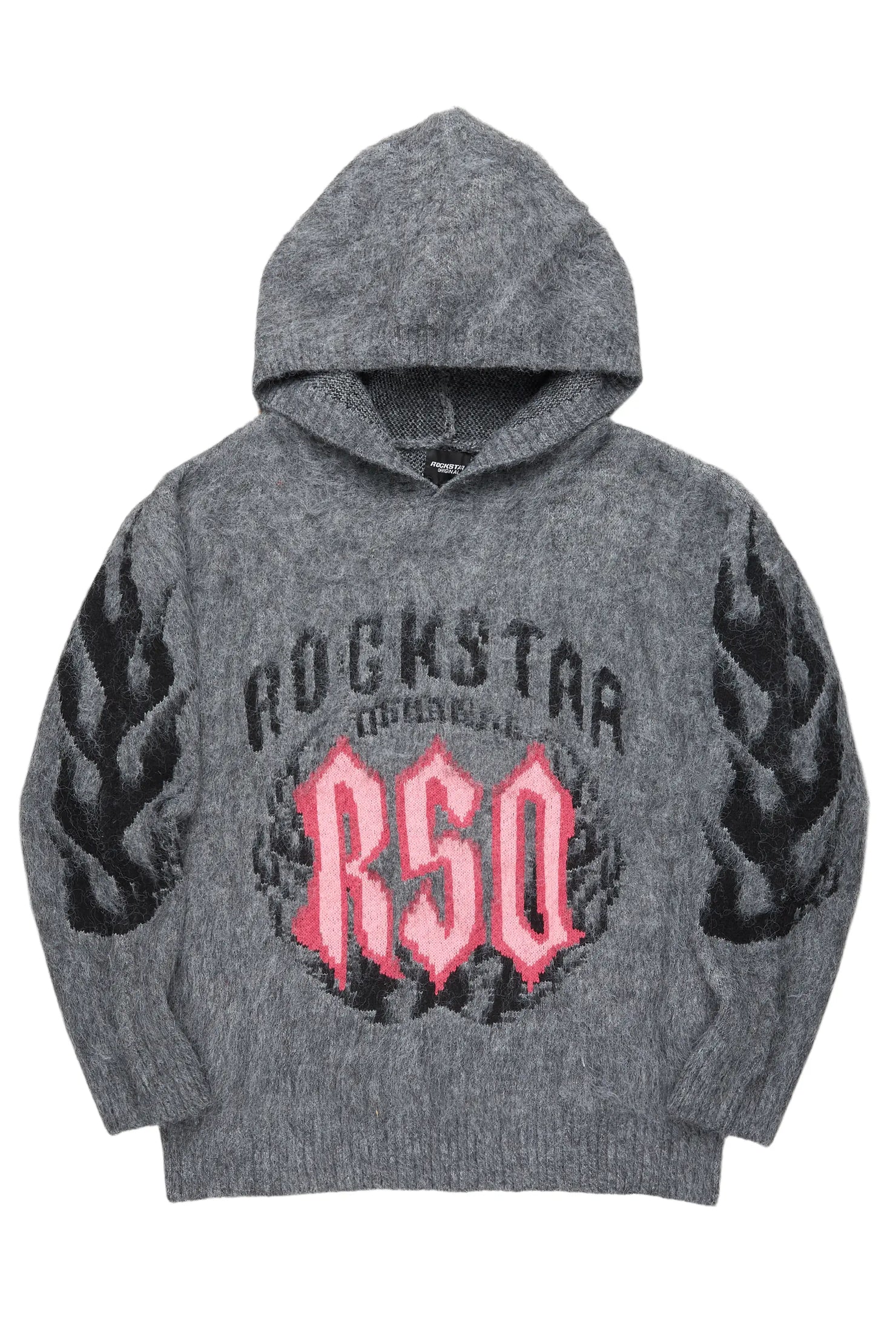Boaz Heather Grey Graphic Hoodie