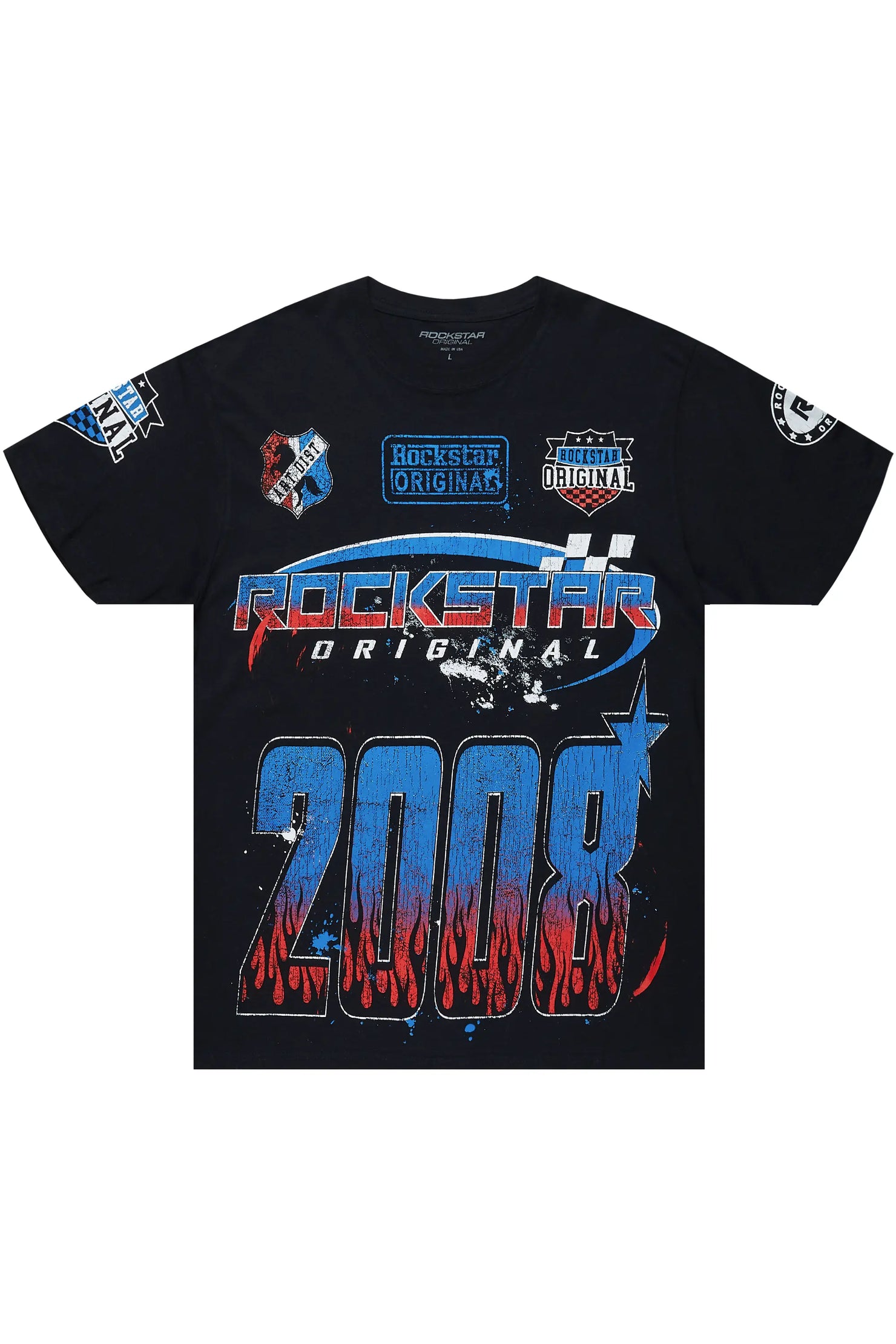 Amos Black/Multi Graphic T-Shirt