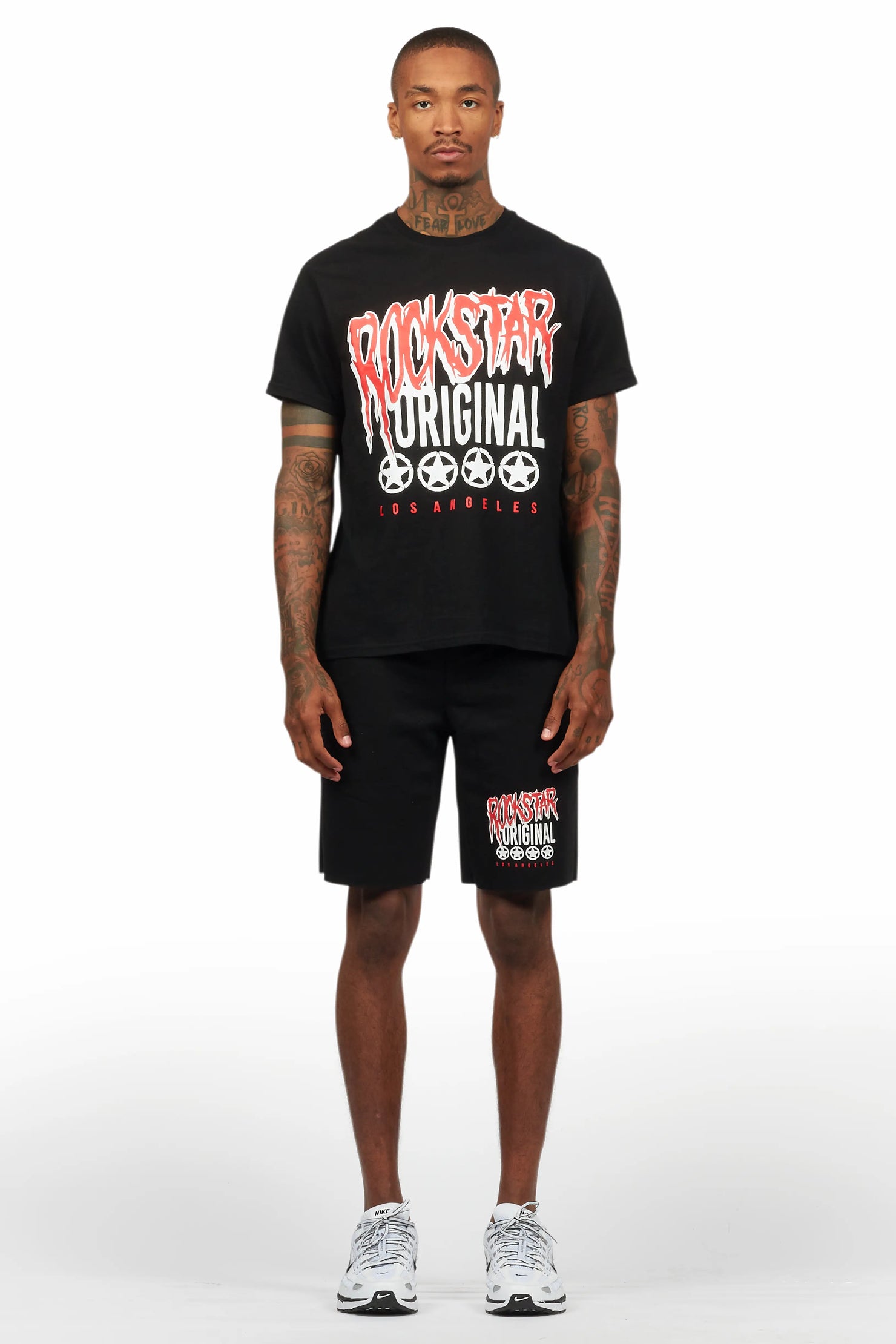 Wizzurd Black T-Shirt/Short Set