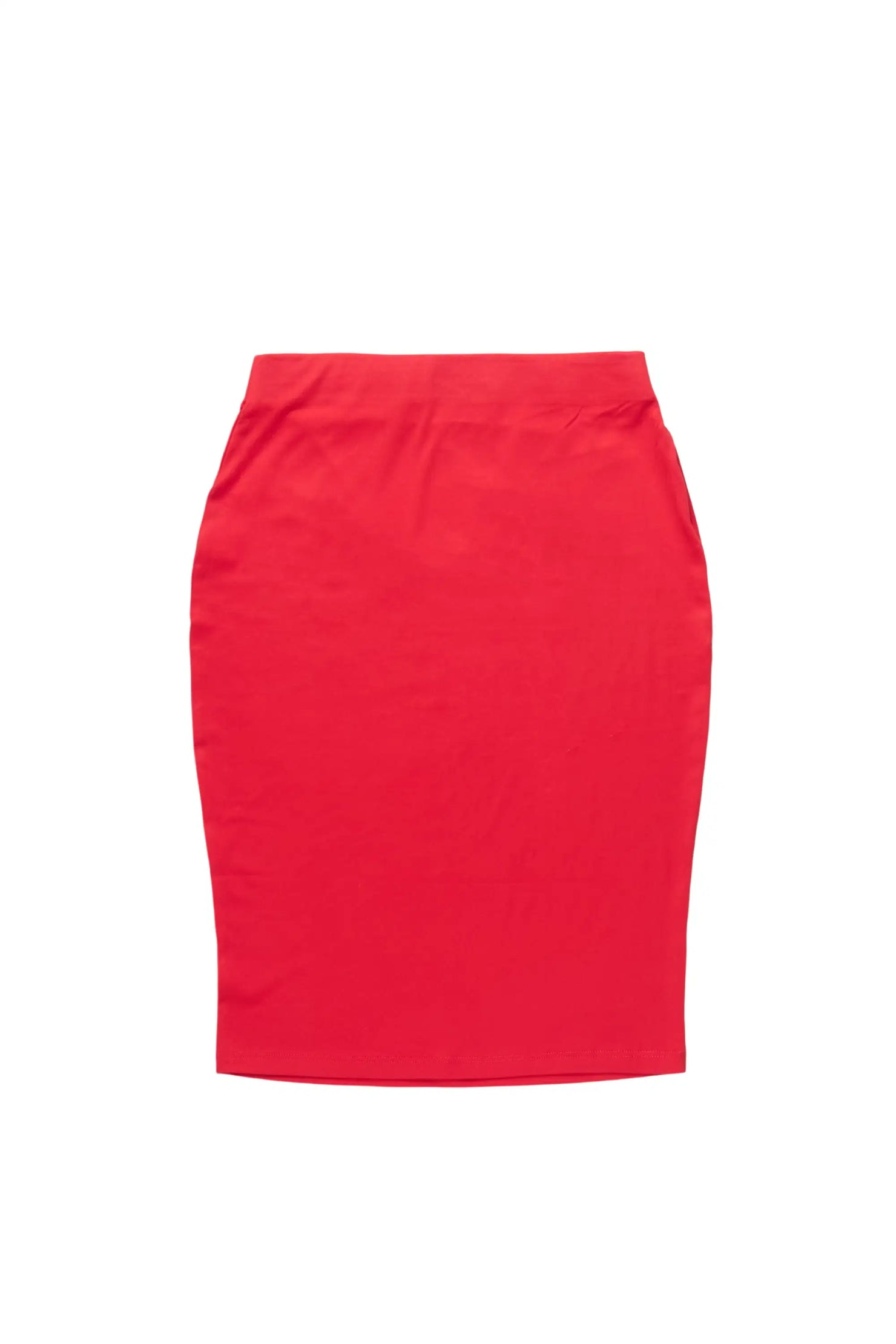 Carolyn Red Midi Skirt