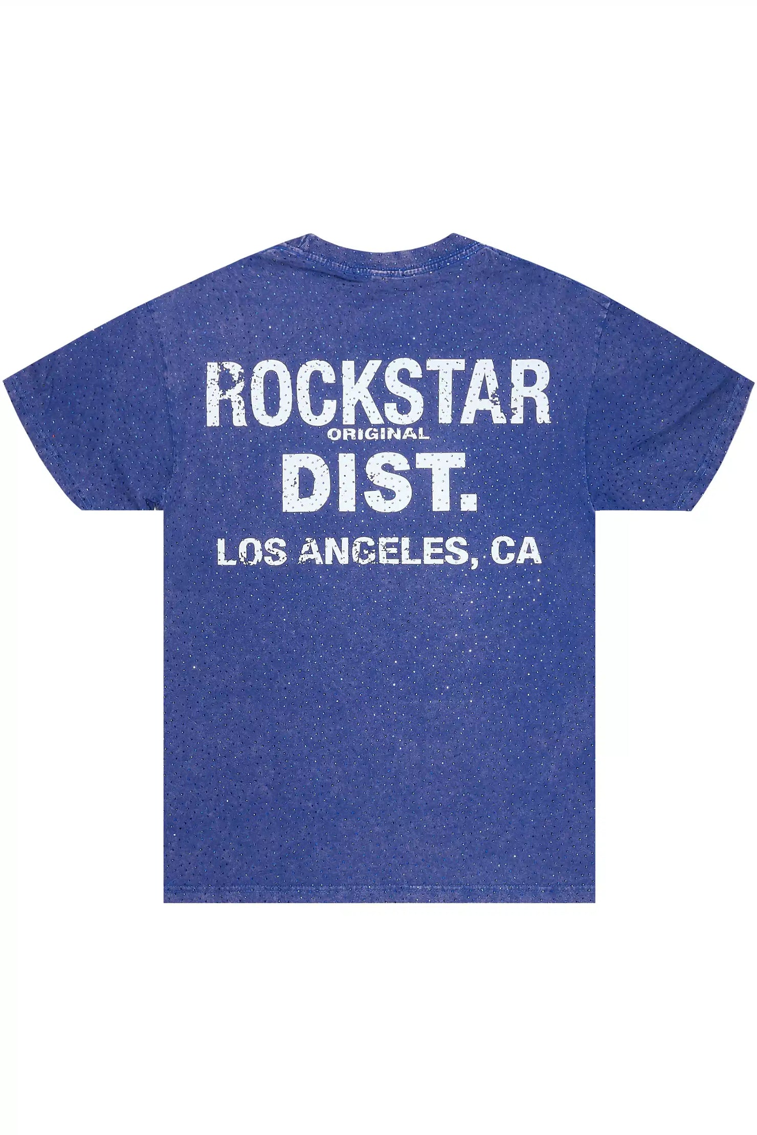 Dalasia Navy Rhinestone T-Shirt