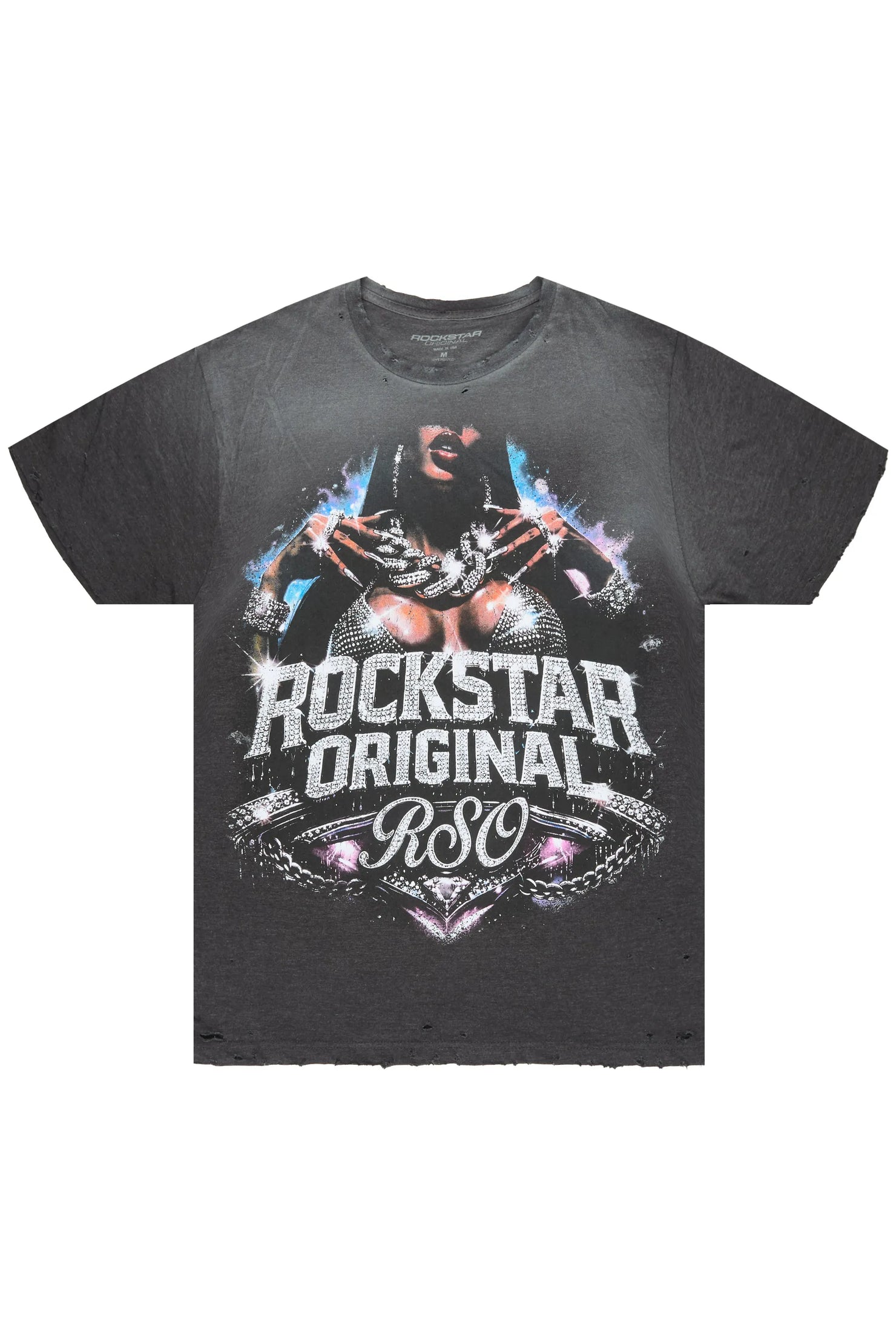 Newell Charcoal Oversized Graphic T-Shirt