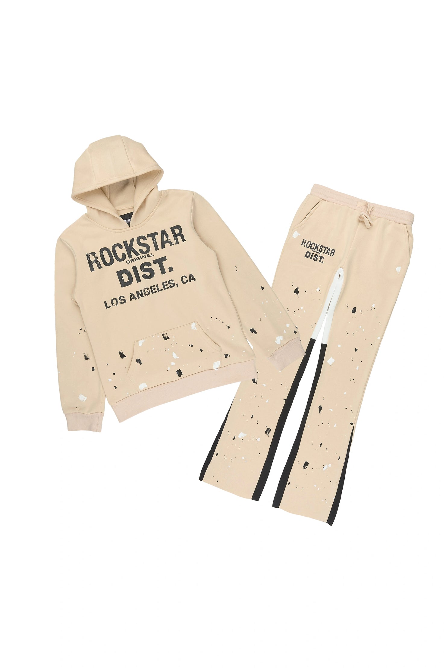 Boys Scottie Beige Stacked Flare Track Set