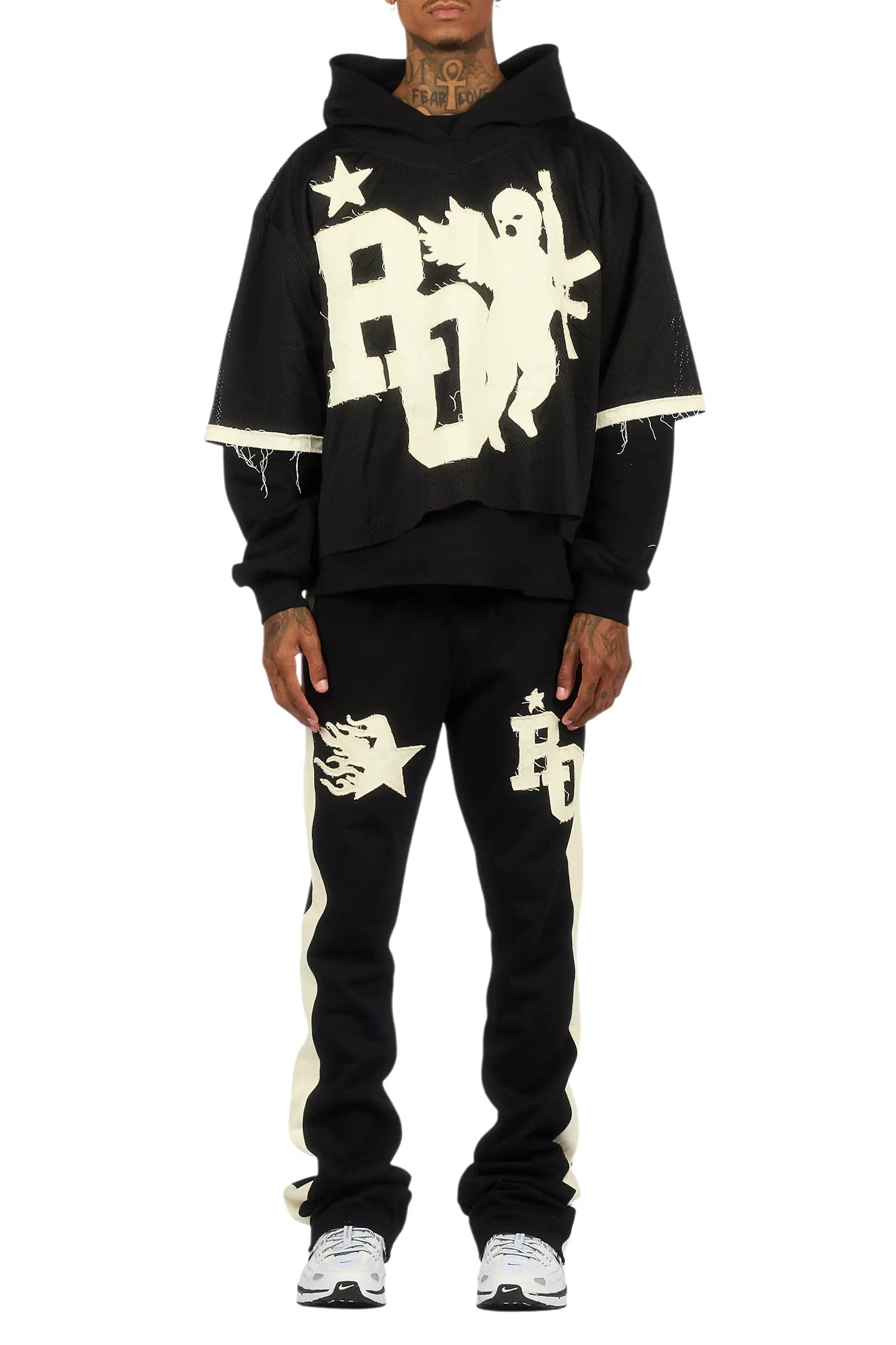Pluton Black Stacked Track Set