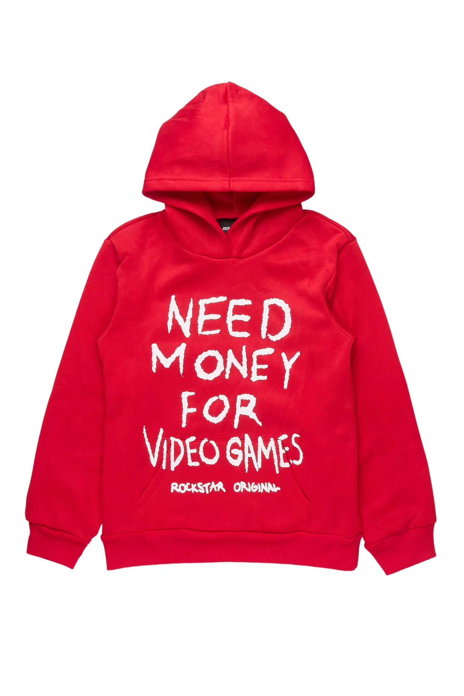 Boys M4 Video Games Red/White Graphic Hoodie