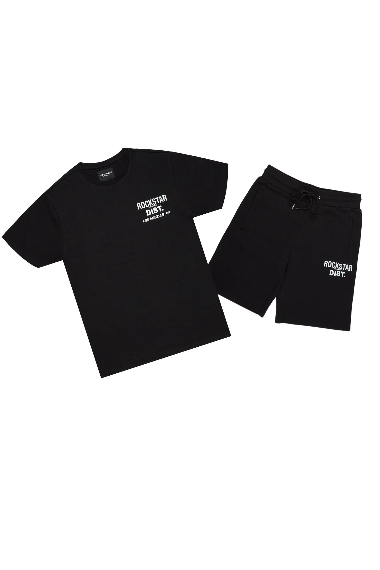 Alpine Black T-Shirt/Short Set