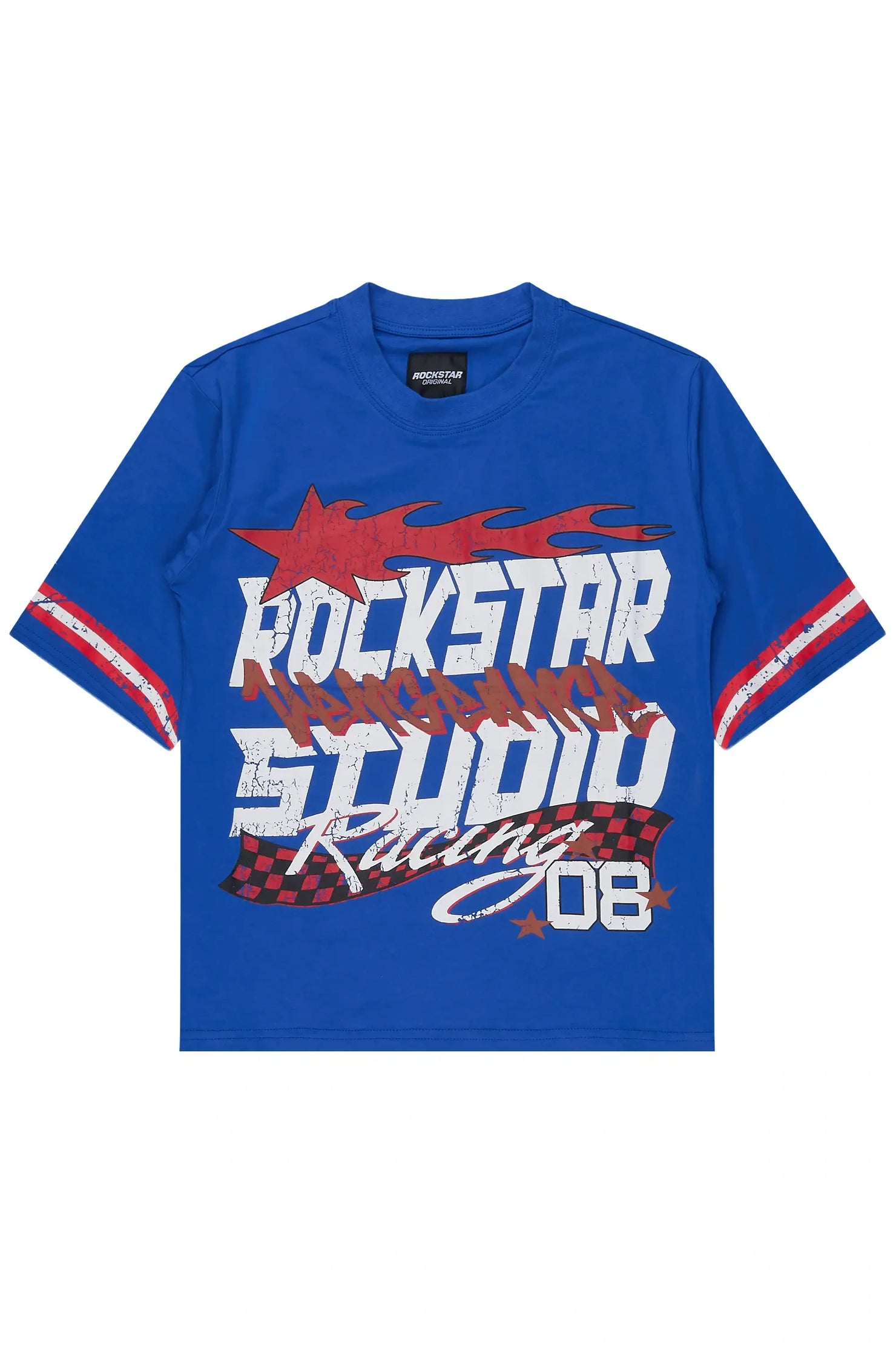 Boys Garo Royal Blue Boxy T-Shirt