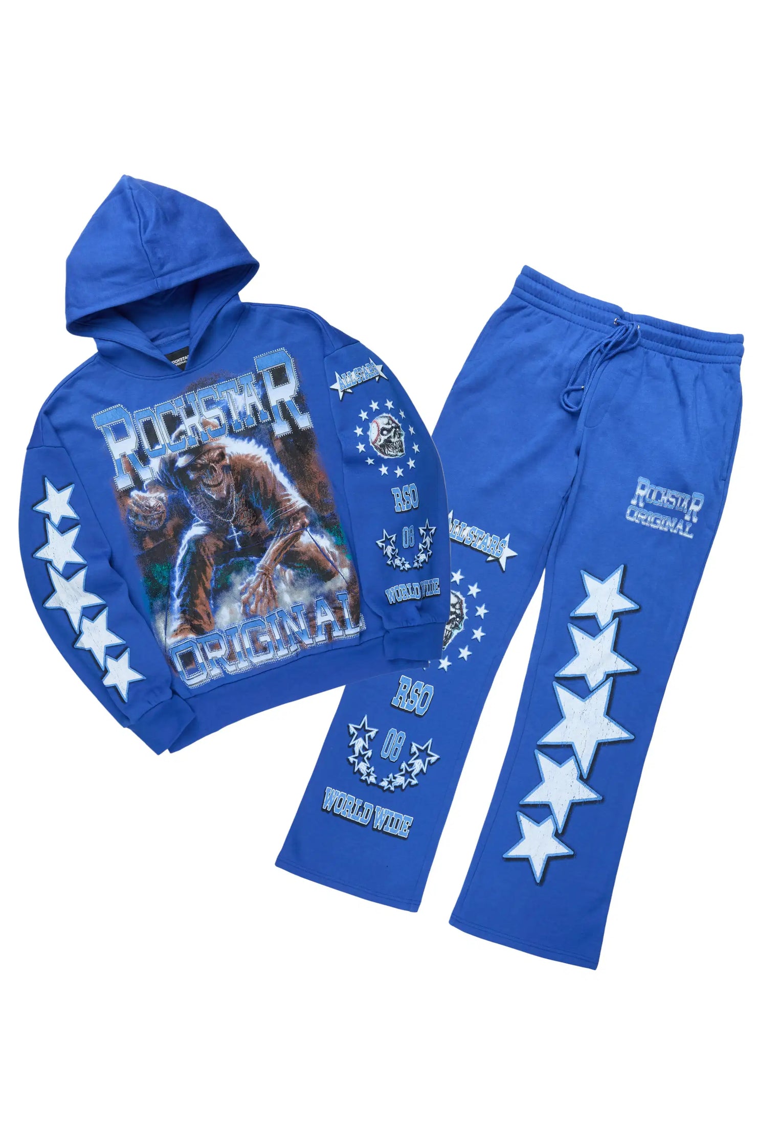 Marxe Royal Hoodie/Baggy Pant Track Set