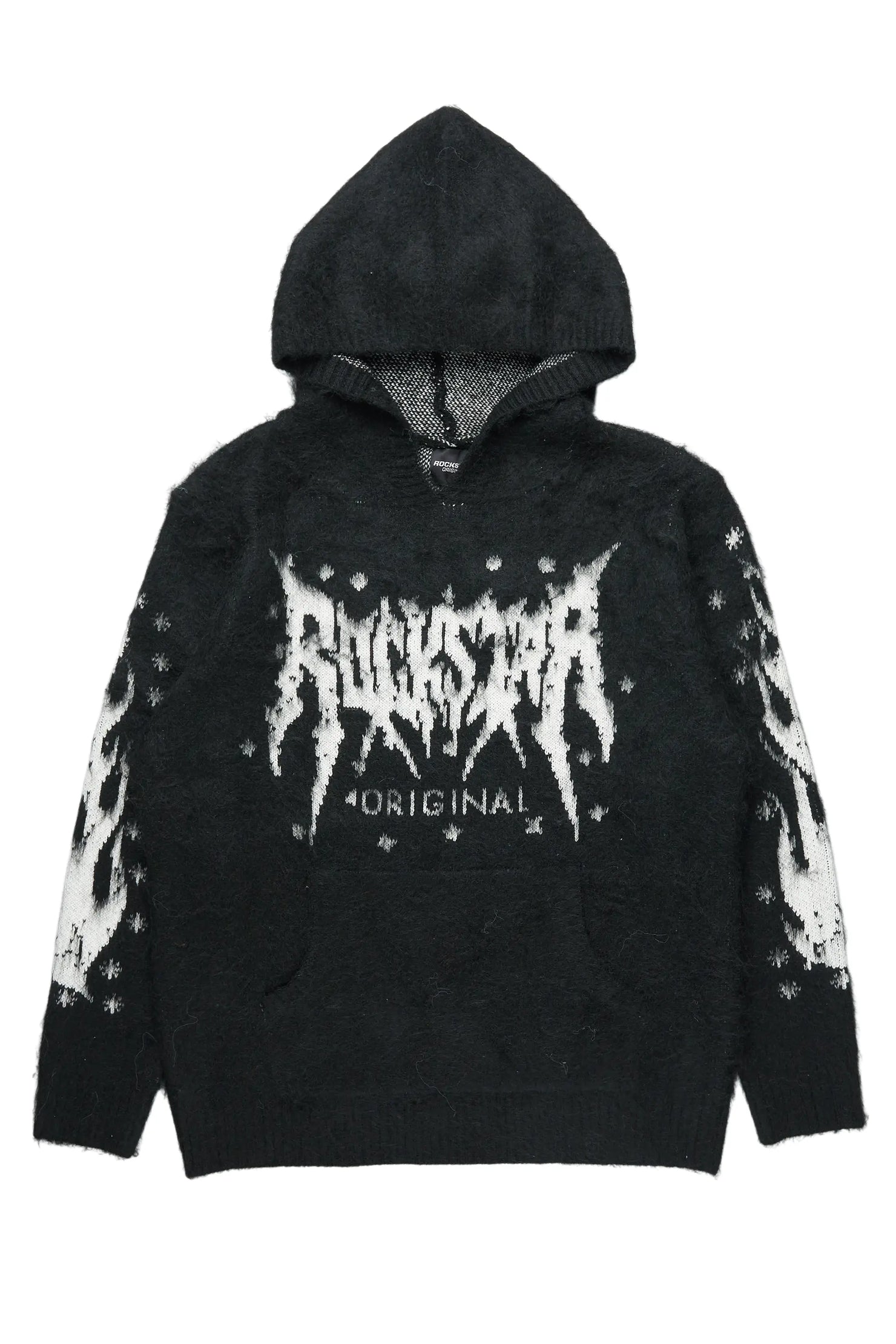 Evelyn Black Graphic Hoodie