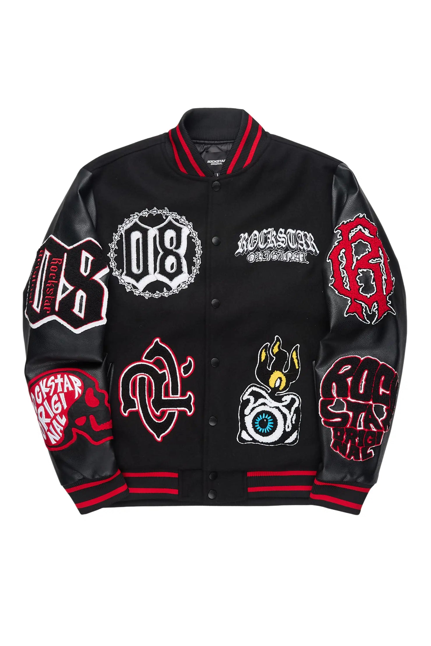 Syndicate Black Varsity Jacket