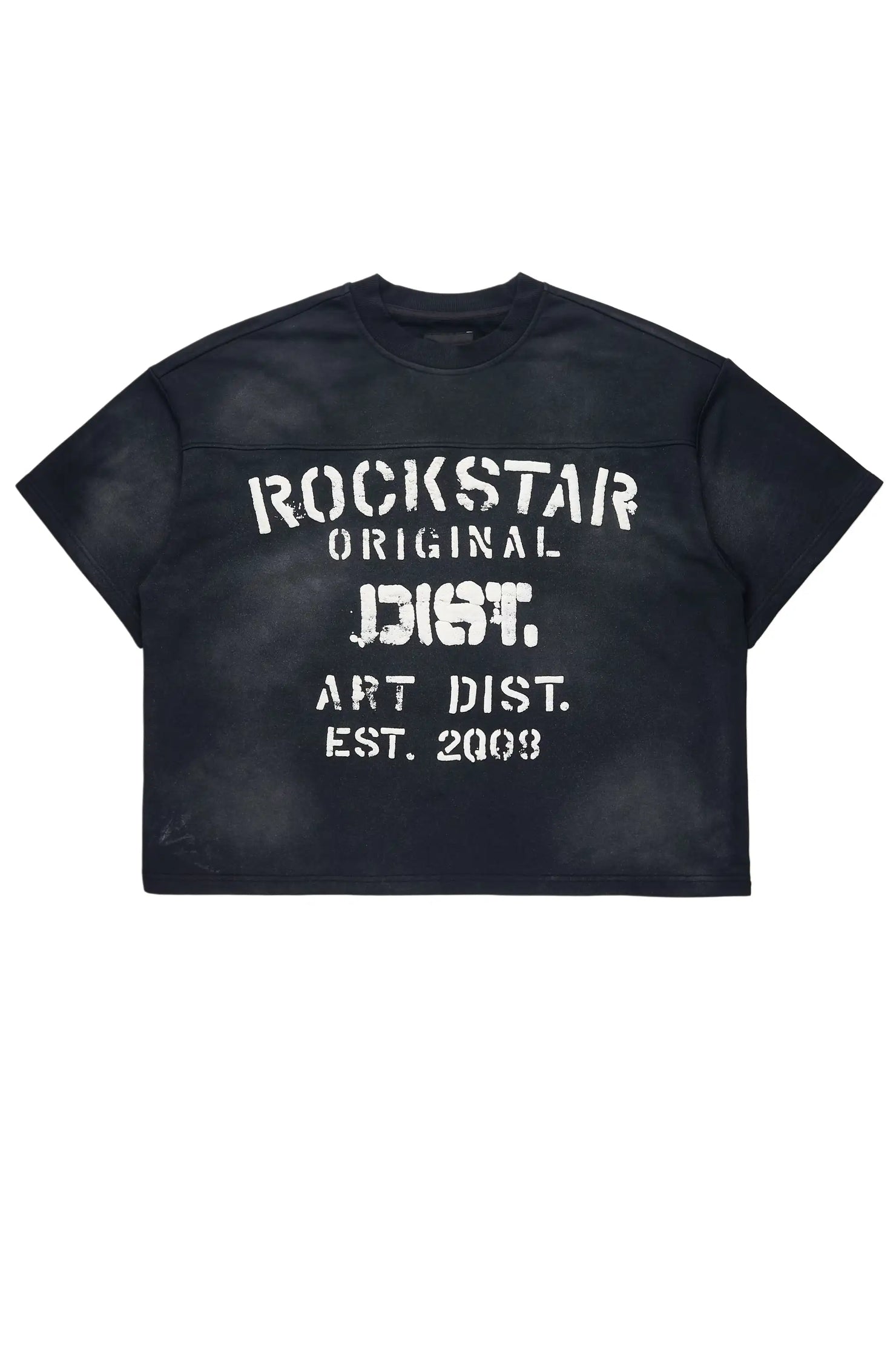 Quin Black French Terry T-Shirt