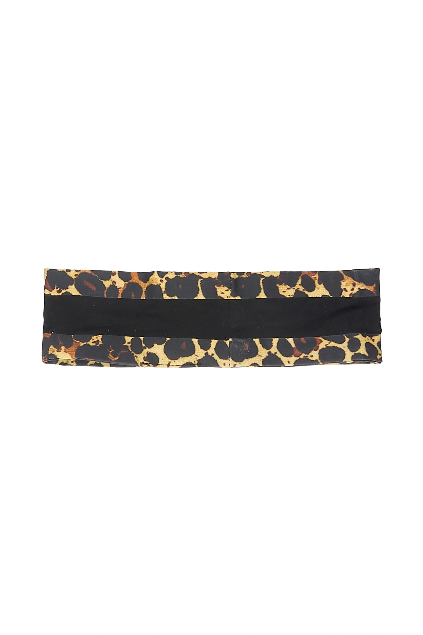 Kateya Black/Cheetah Printed Headband