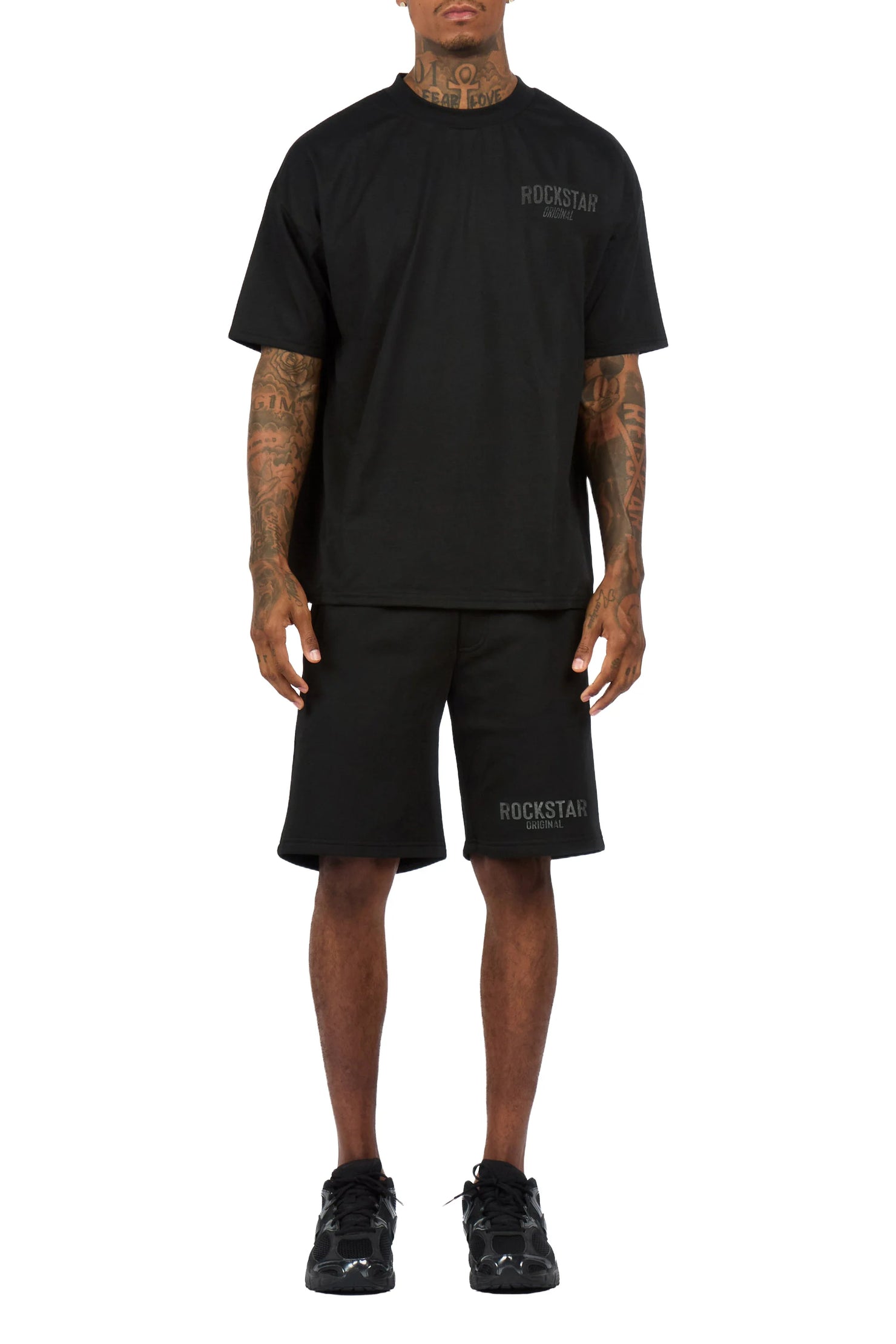 Sana Black/Black Short Set