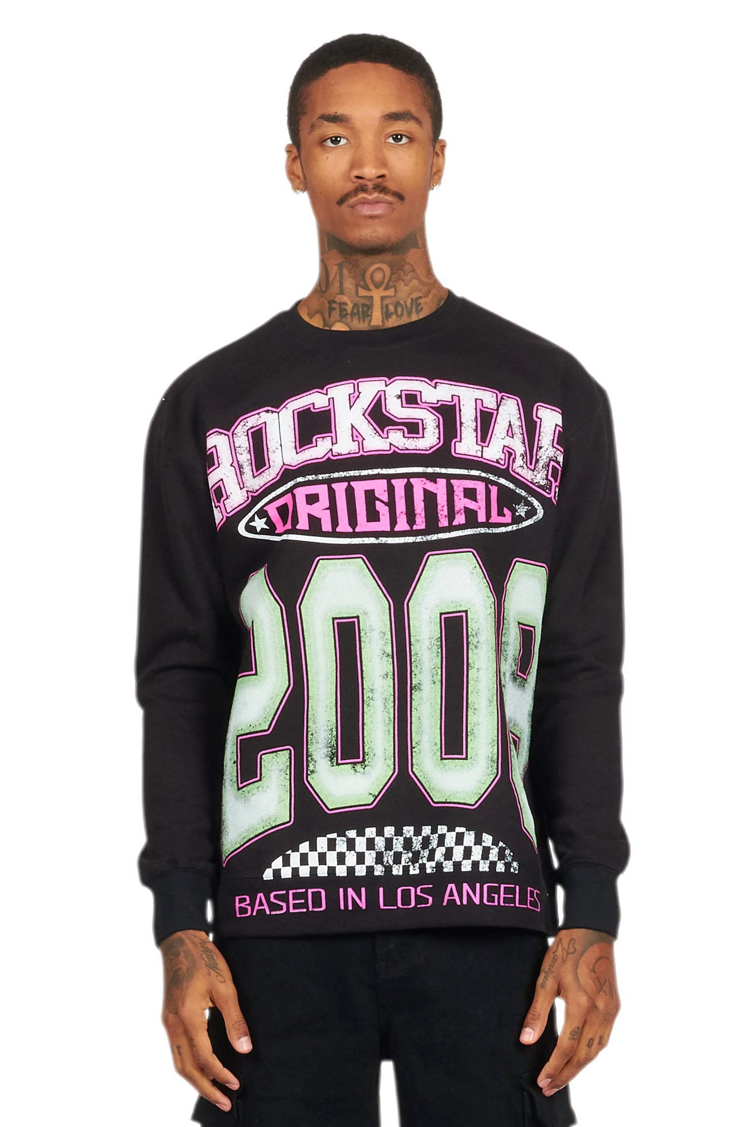 Jaren Black Graphic Crewneck