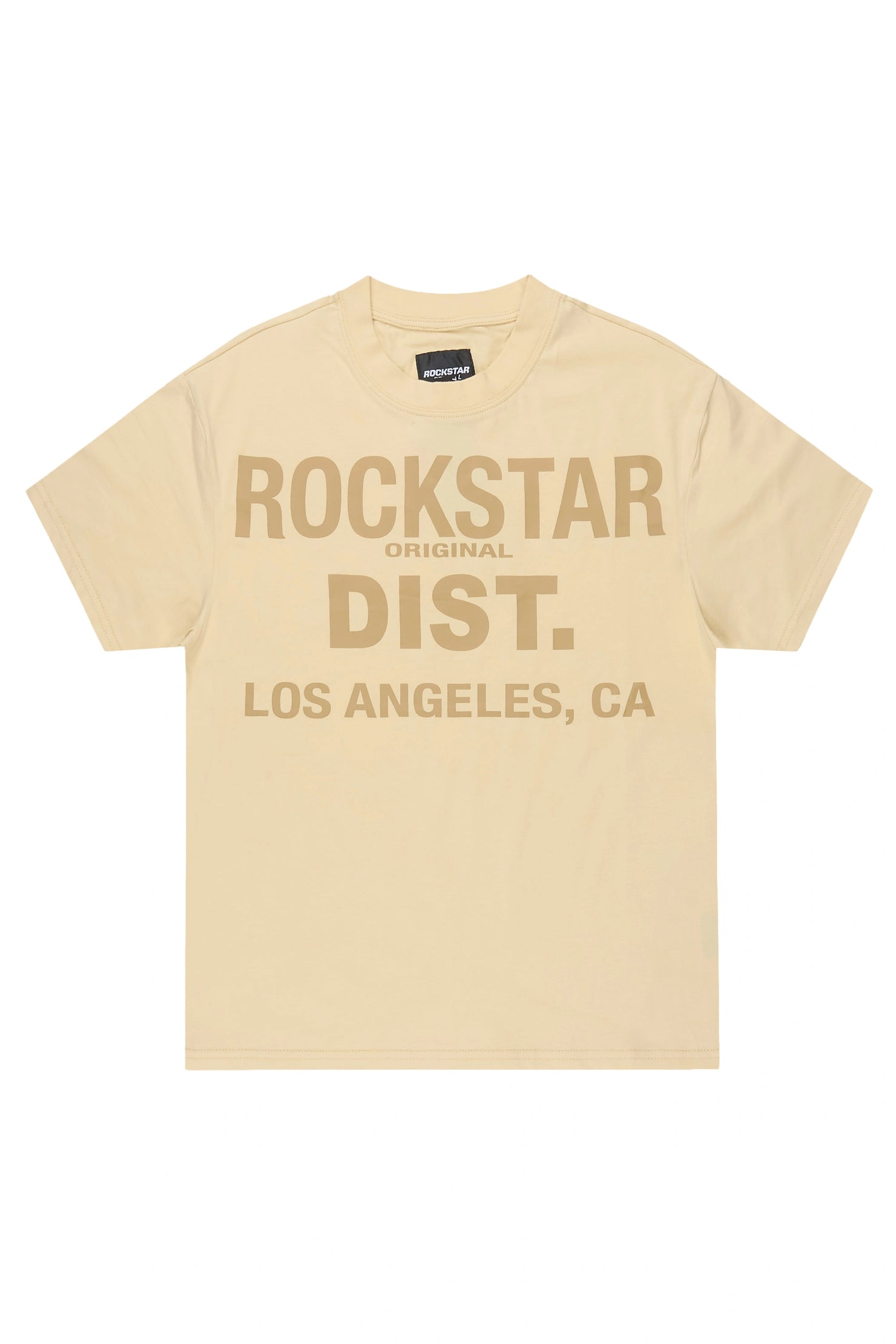 Boys Sevyn Beige/Beige Oversized T-Shirt