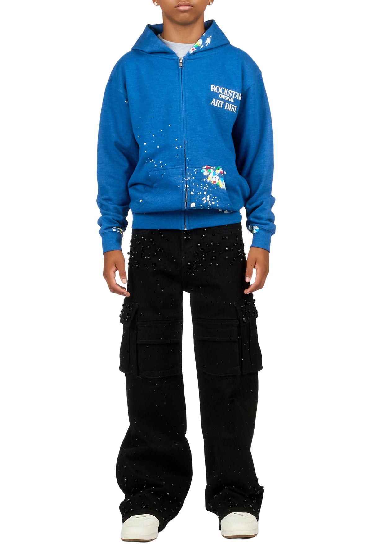 Boys Bryx Black Pearl Baggy Fit Jean