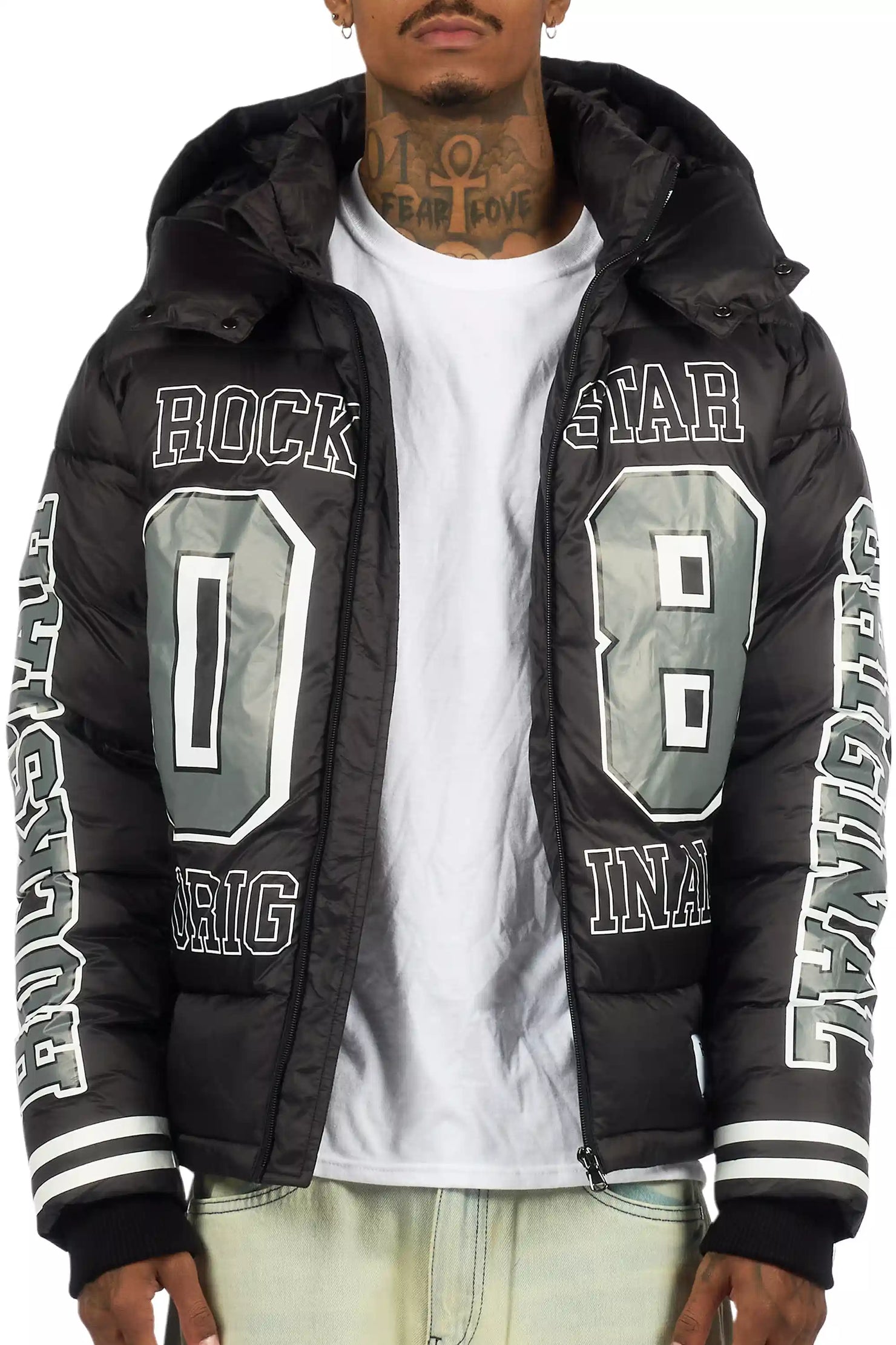 Yaco Black Puffer Jacket