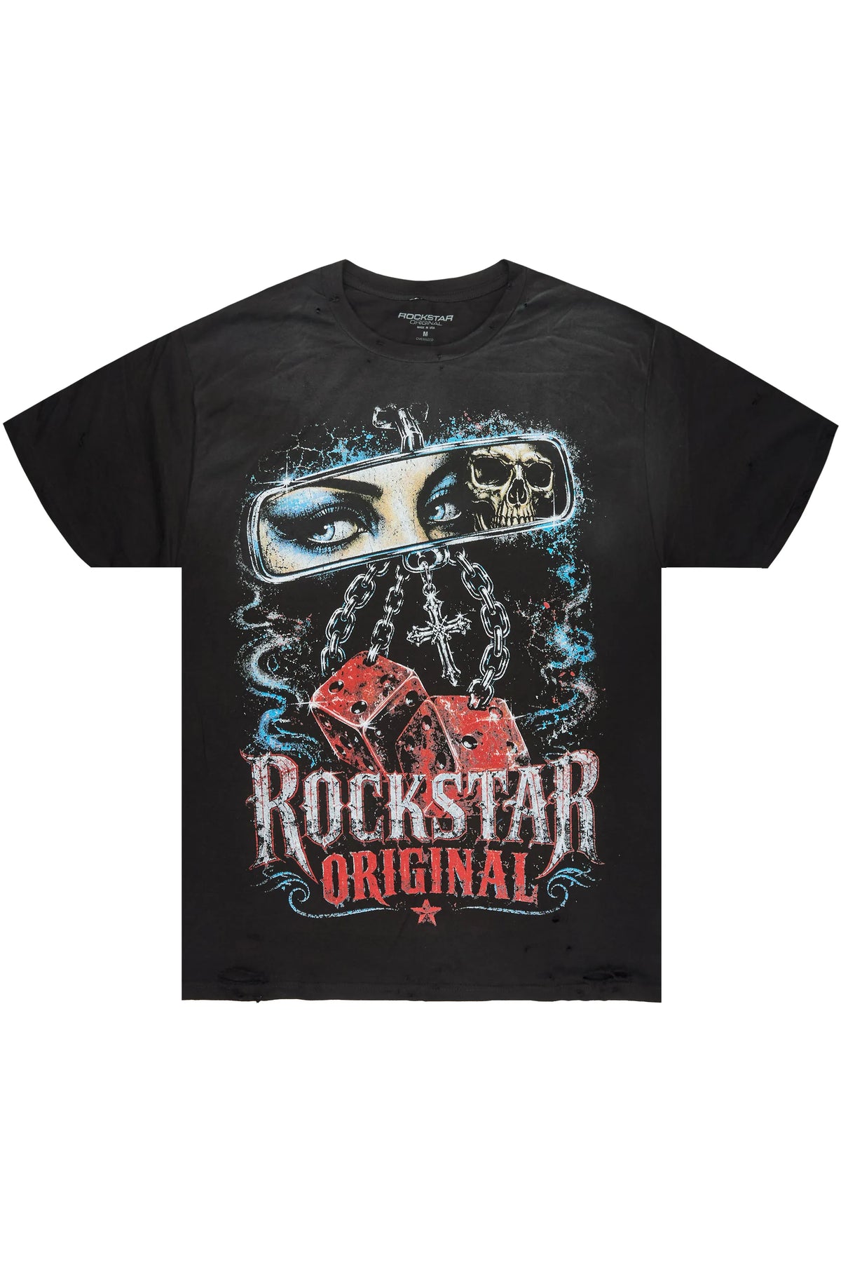 Braylon Black Oversized Graphic T-Shirt