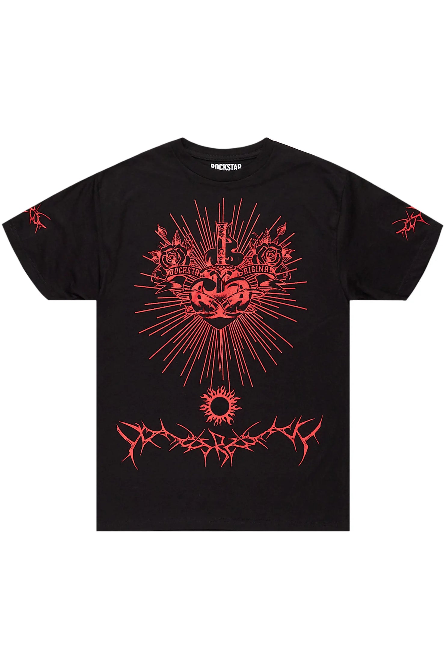 Leander Black Graphic T-Shirt