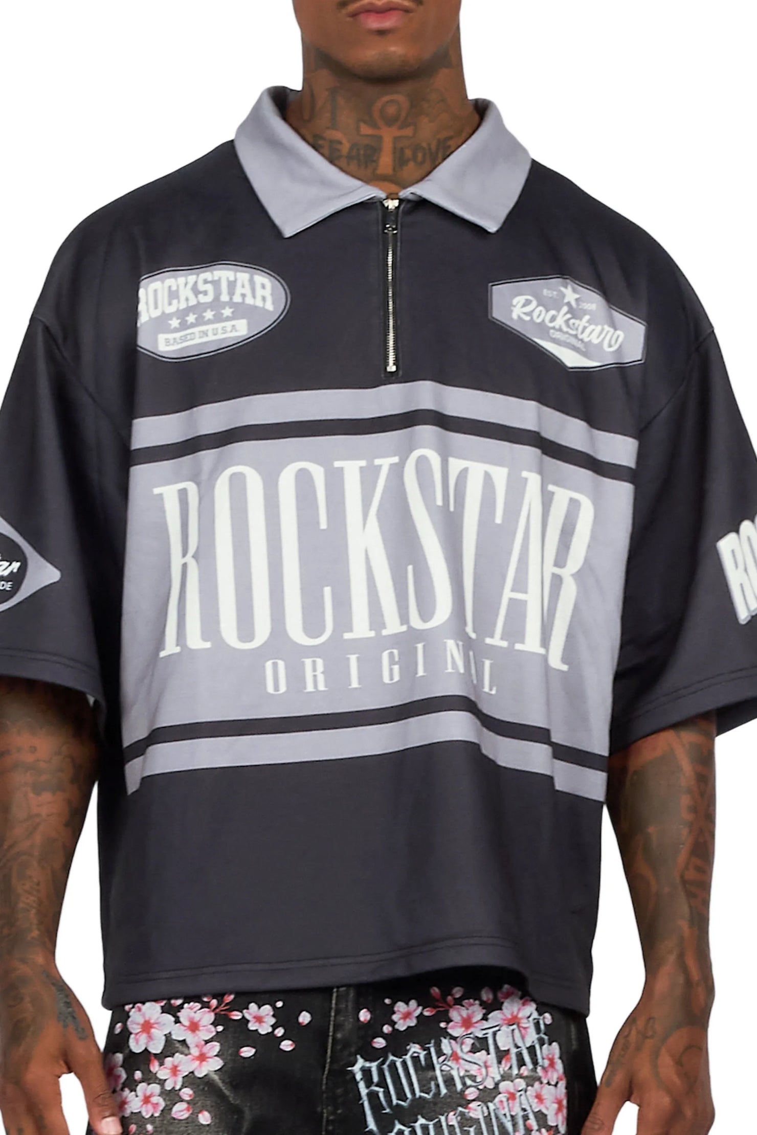 Verseney Black Polo Shirt