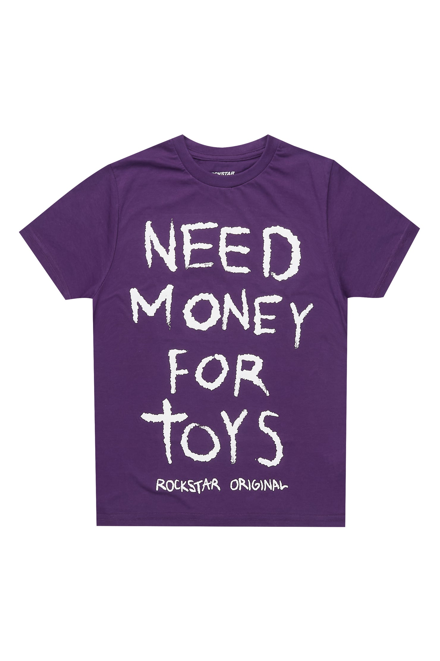Boys M4Toys Purple/White Graphic T-Shirt