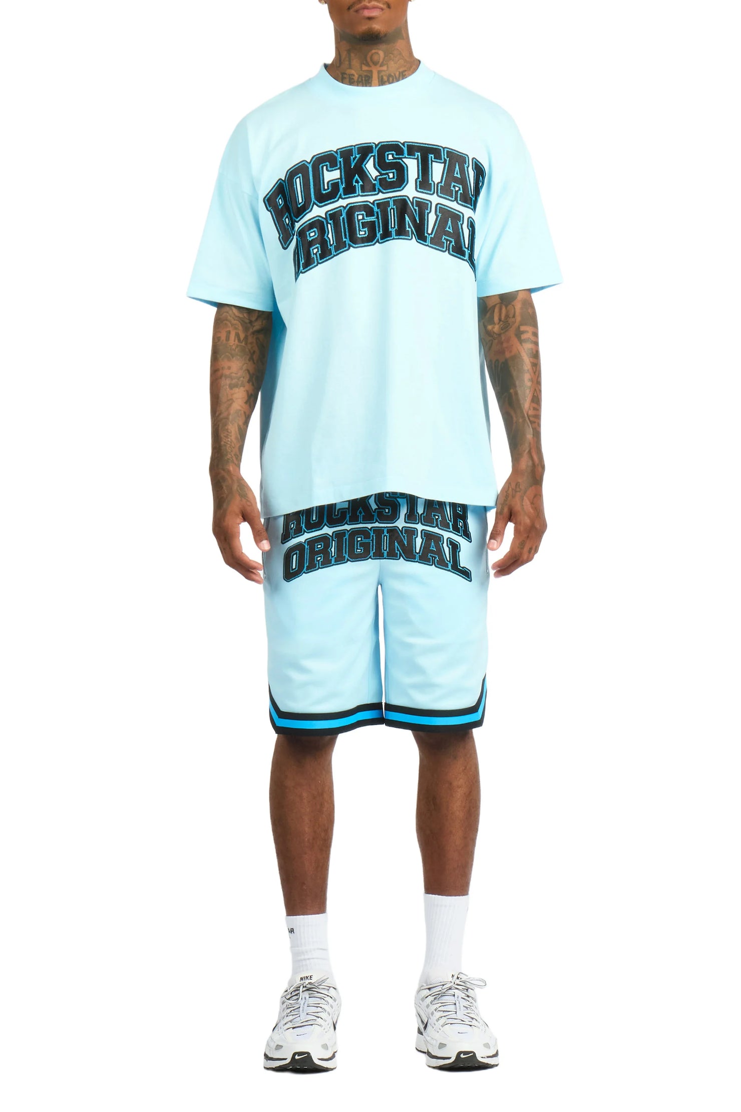 Hooper Sky Blue T-Shirt Short Set